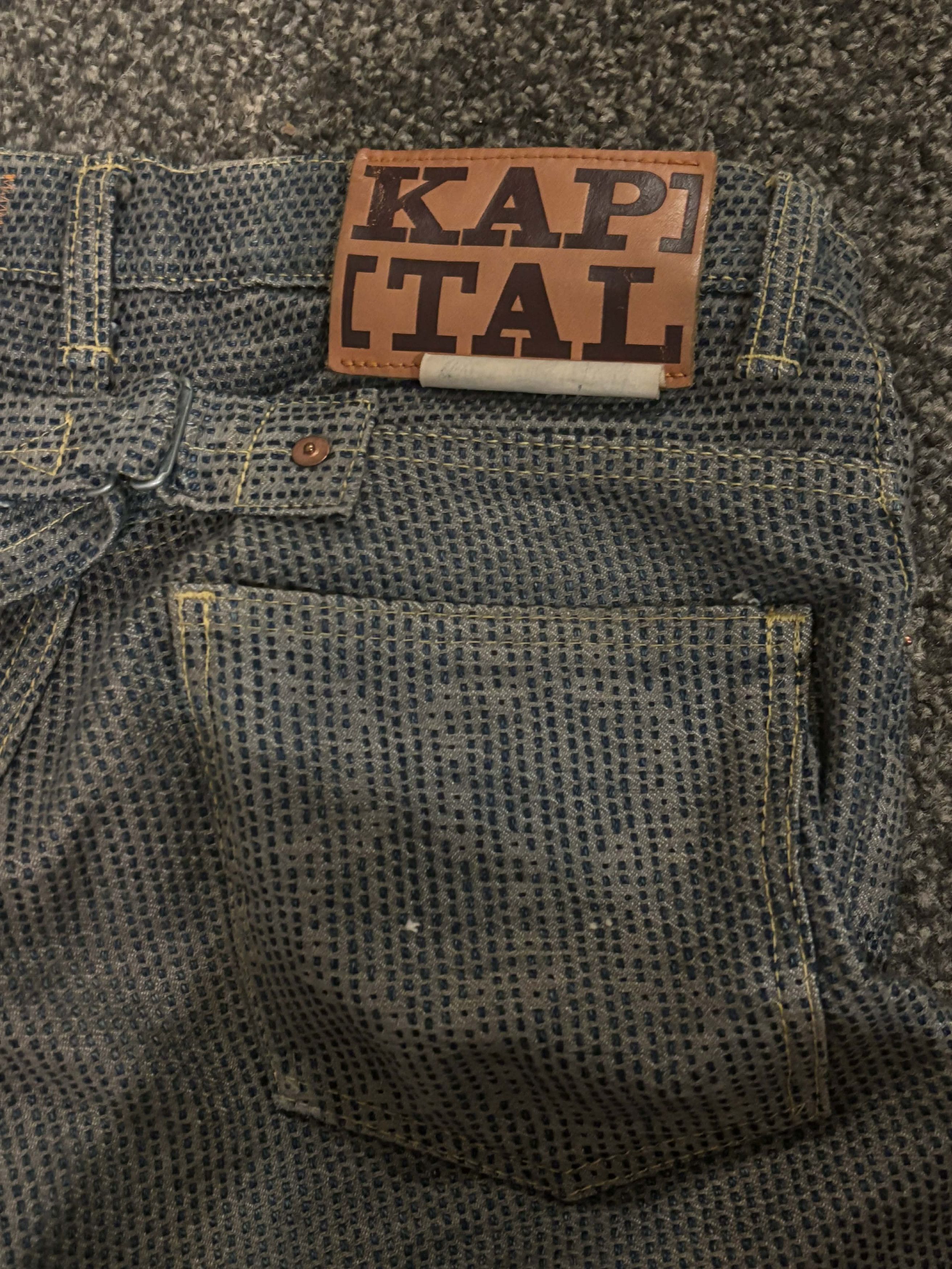 Kapital CENTURY DENIM | SASHIKO STITCHED Size US 29 - 5 Thumbnail