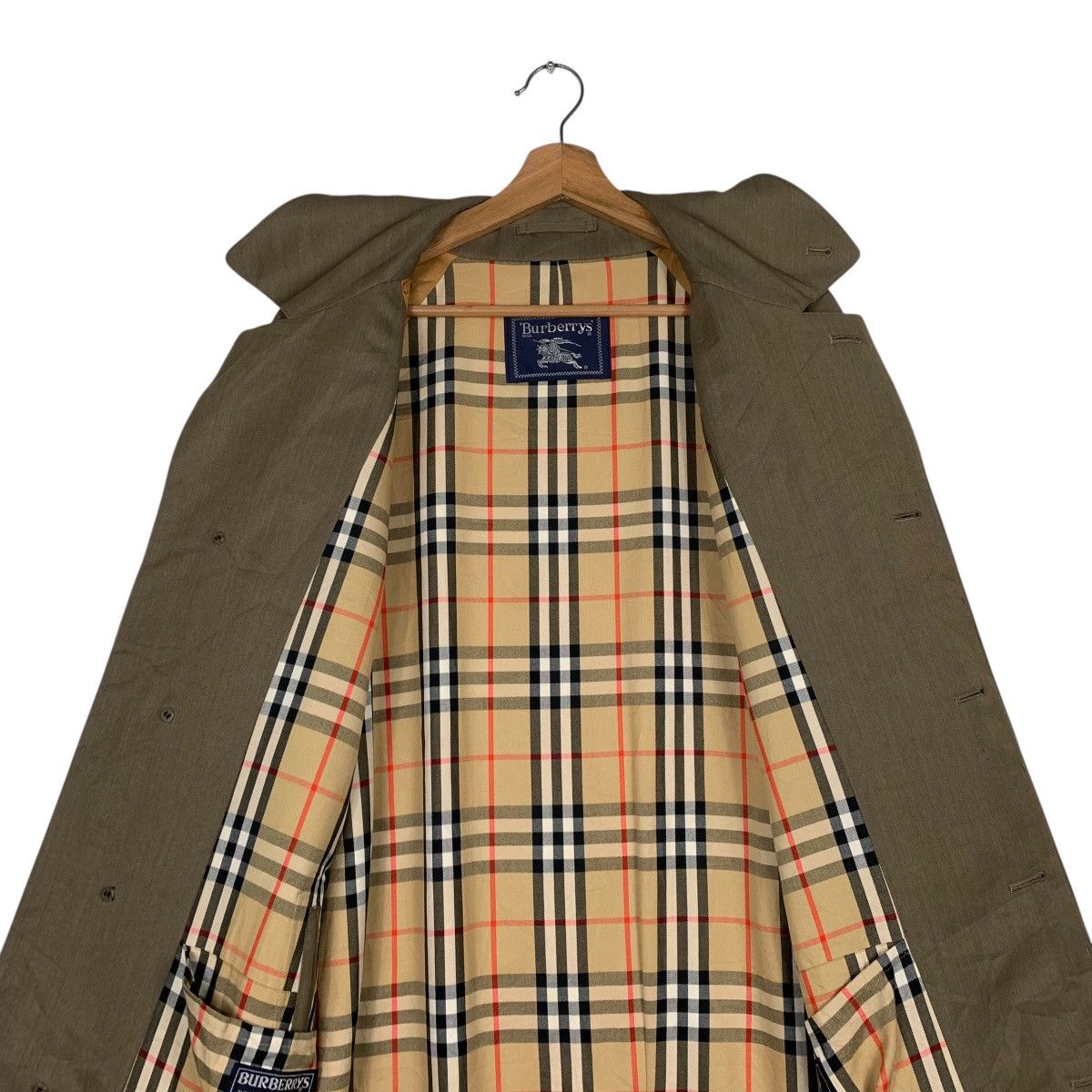 Burberry Vintage Burberrys Nova Check Trench Coat Size US M / EU 48-50 / 2 - 13 Thumbnail