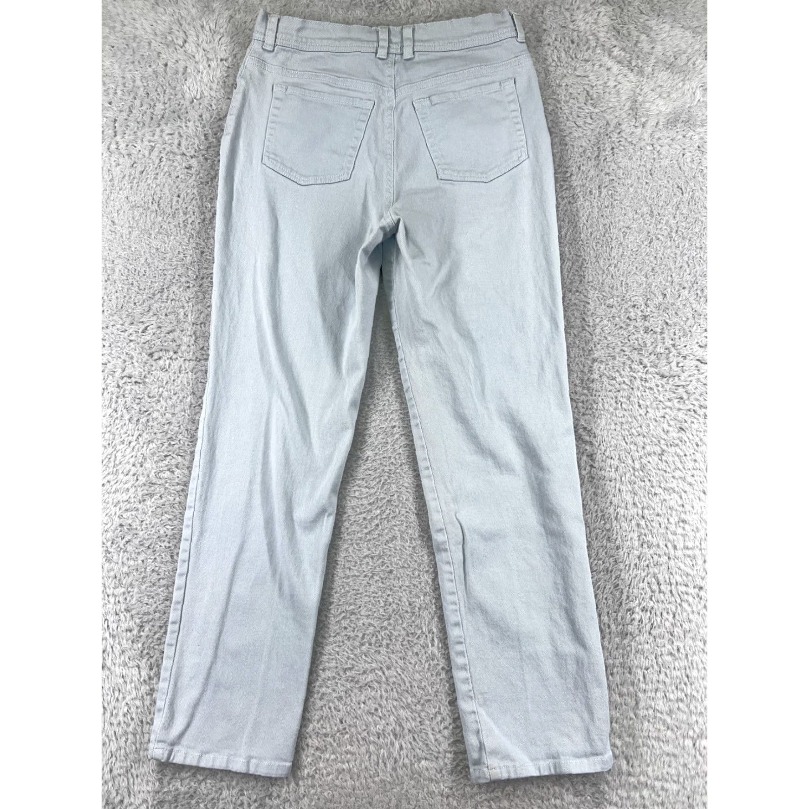 Gloria Vanderbilt Gloria Vanderbilt Jeans Womens 10 Blue Denim 5-Pocket Design Regular Fit Cotton Blend Pockets Jeans Size 32" / US 10 / IT 46 - 2 Thumbnail