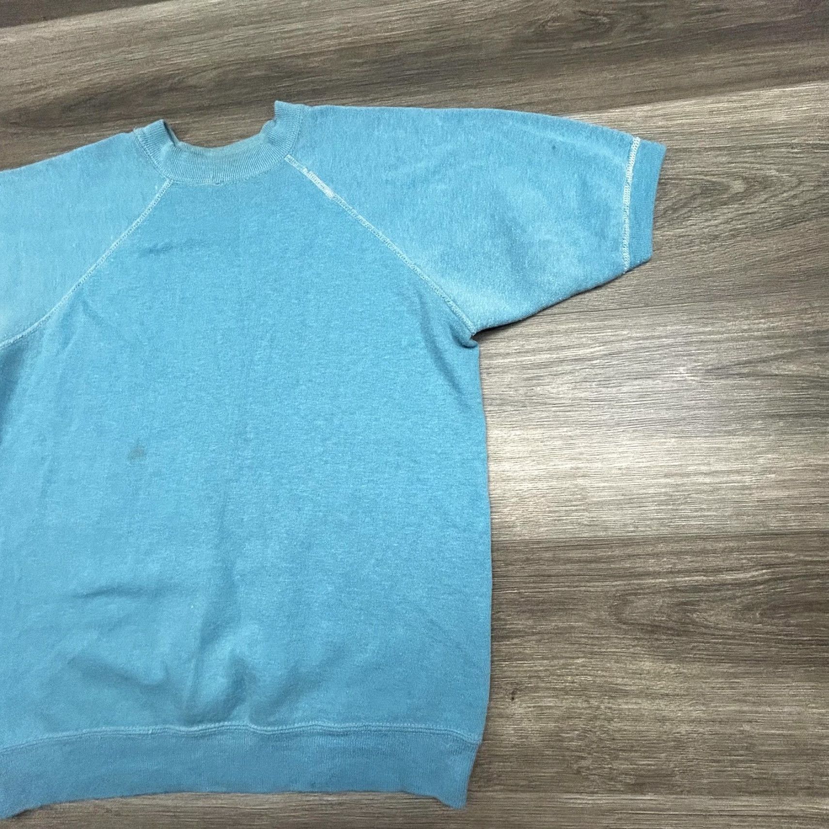 Vintage VINTAGE Sweatshirt Mens Medium Blue Raglan Crew Neck Pullover American Vintage USA 50s 60s Size US M / EU 48-50 / 2 - 4 Thumbnail