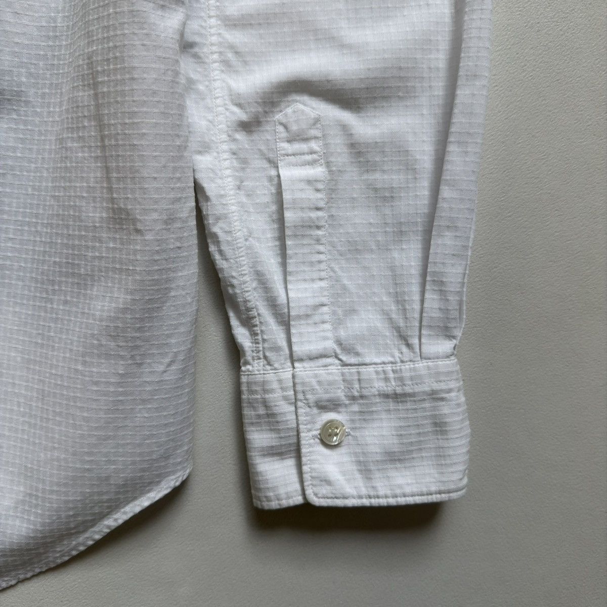 Comme des Garcons ‘Mod Target Print’ White Cotton Shirt Size US M / EU 48-50 / 2 - 15 Thumbnail