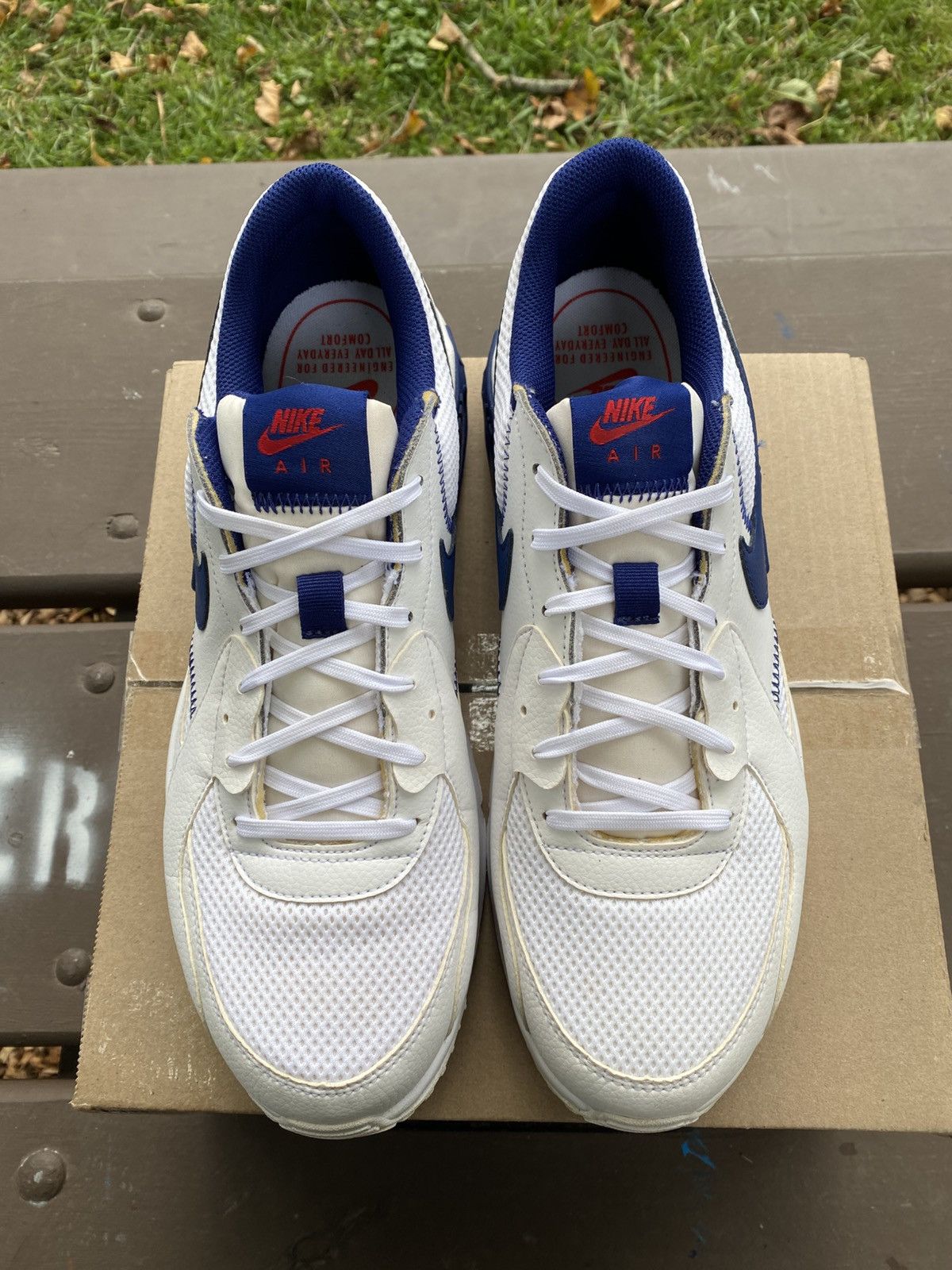 Nike Nike Air Max Excee White Deep Royal CZ9168100 Size 11.5 Men Size US 11.5 / EU 44-45 - 2 Thumbnail