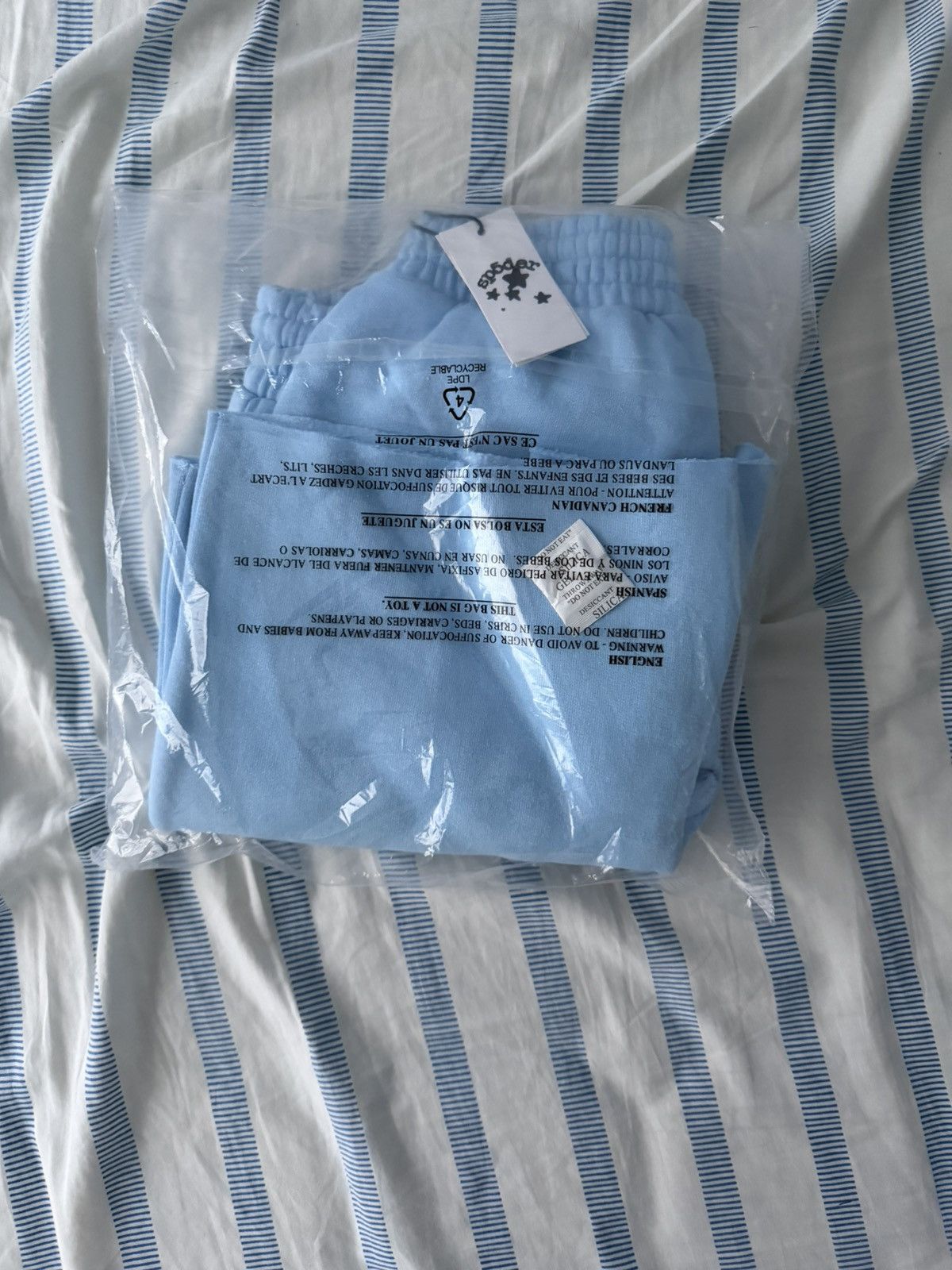 Sp5der Sp5der OG Web Sweatshort 'Sky Blue' Size US 28 / EU 44 - 11 Thumbnail