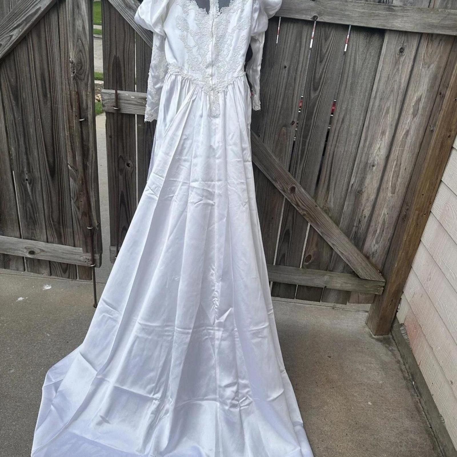 Other Vintage wedding dress small Size S / US 4 / IT 40 - 5 Thumbnail