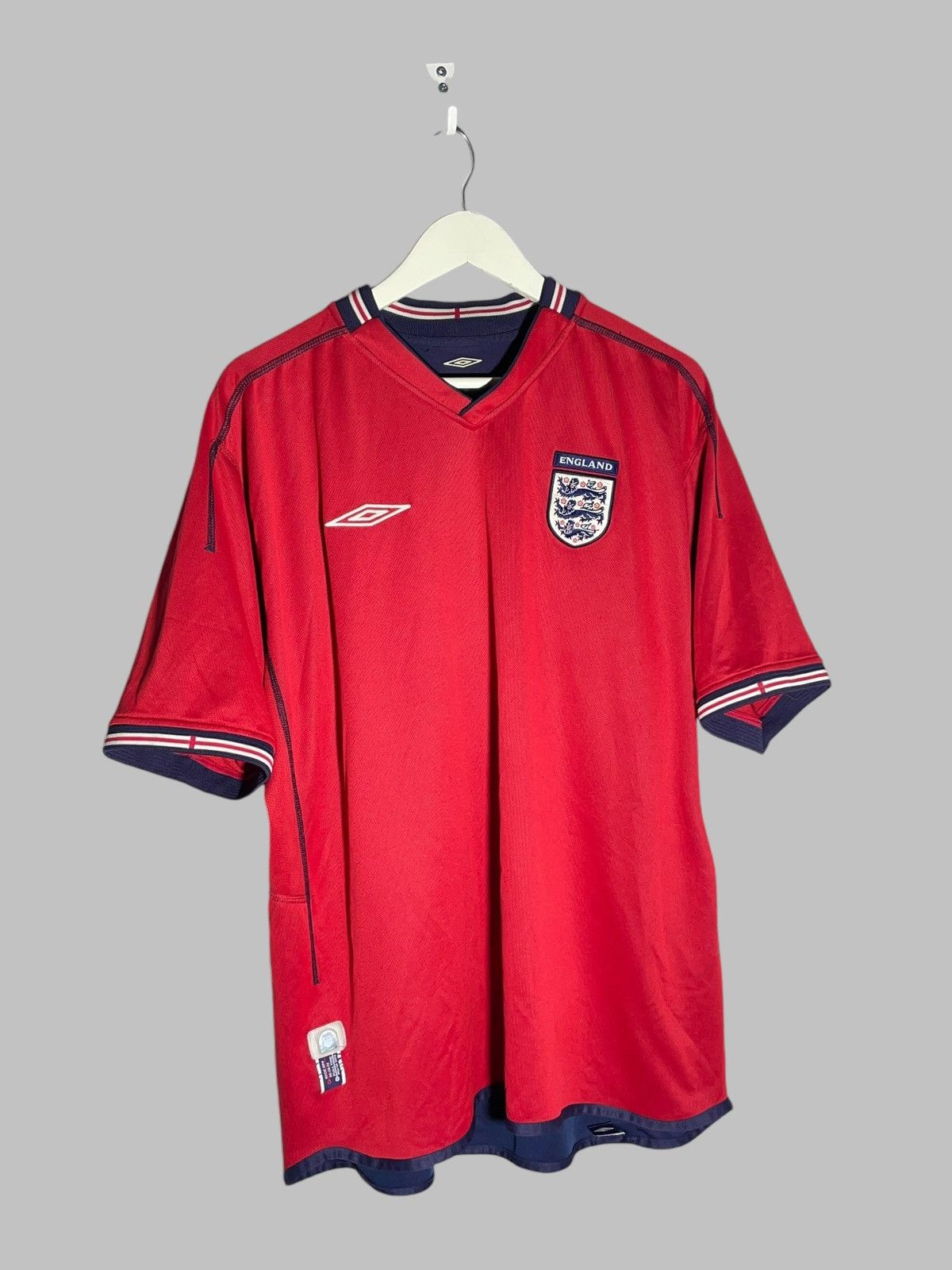 Umbro × Vintage England Umbro 2002 Reversible Vintage Football Shirt Size US XL / EU 56 / 4 - 2 Thumbnail