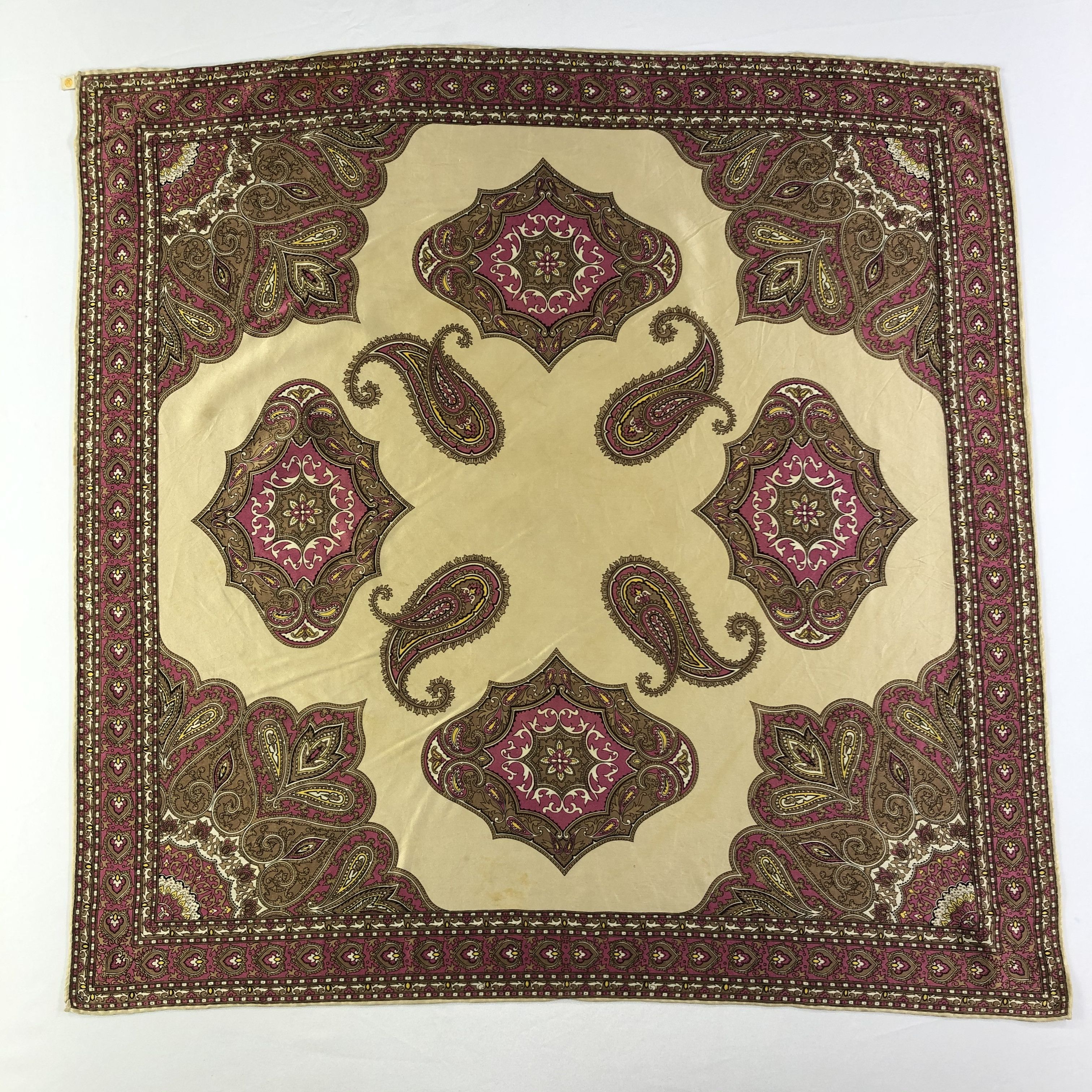 Vintage Vintage Silk Scarf Size ONE SIZE - 2 Thumbnail