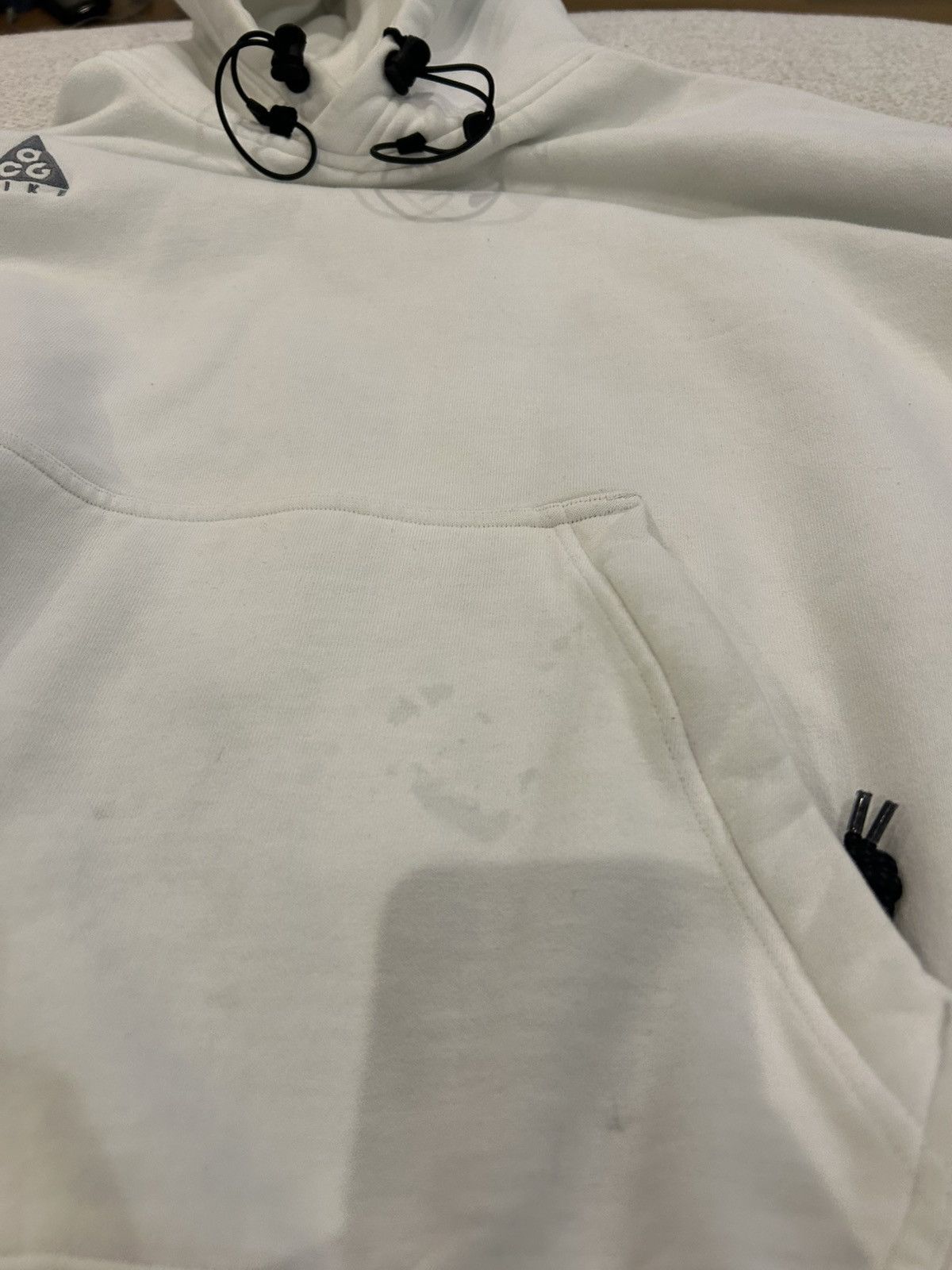 Nike ACG Nike ACG White Fleece Pullover Hoodie Size US M / EU 48-50 / 2 - 6 Thumbnail