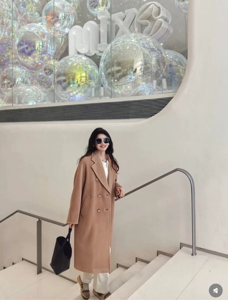 Max Mara Max Mara Classic Camel Coat 101801 Size S / US 4 / IT 40 - 7 Thumbnail