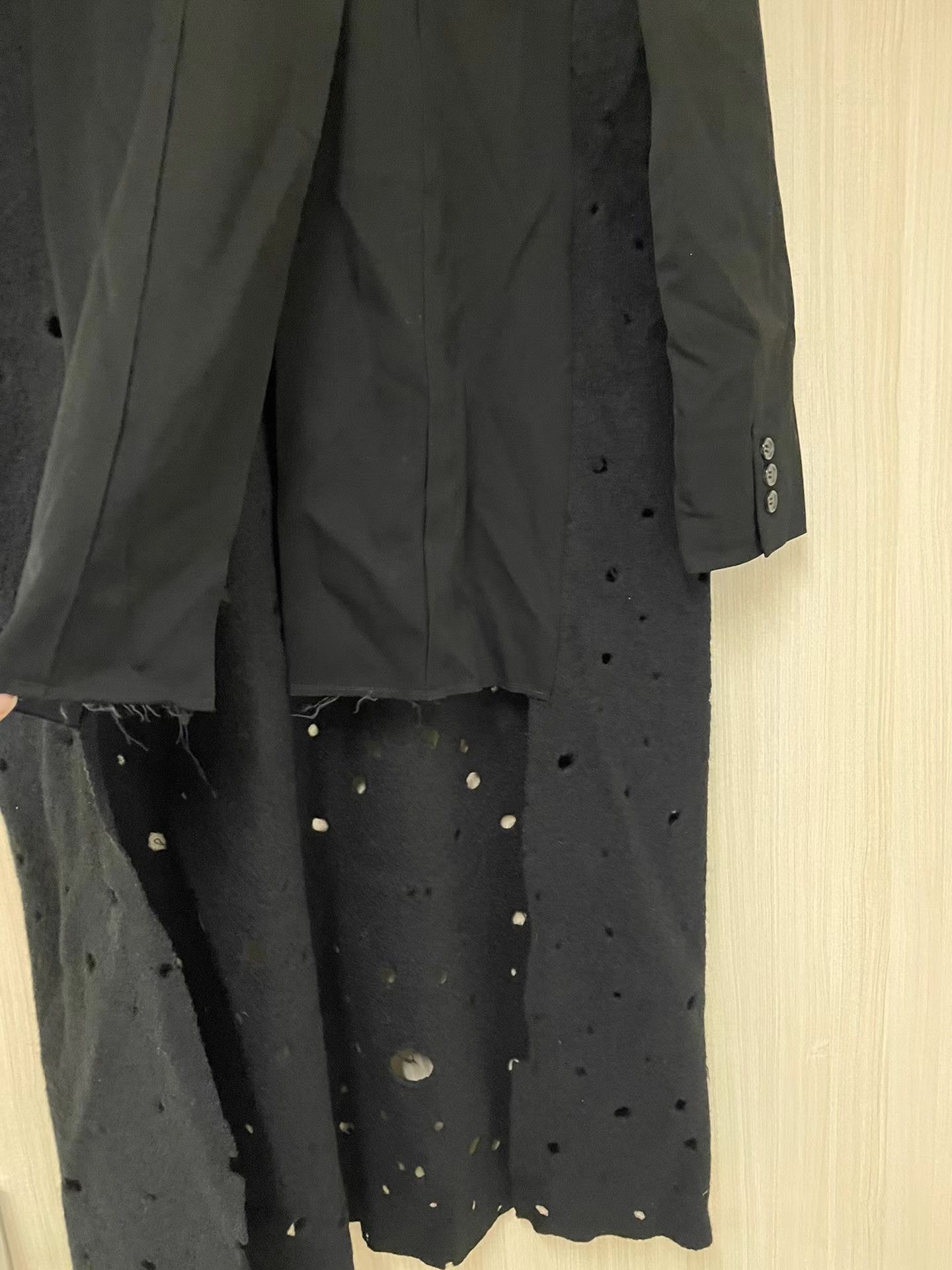 Comme des Garcons Comme des Garçons Homme Plus 19FW Deconstructed Sweater Ｑ21 Size S / US 4 / IT 40 - 6 Thumbnail
