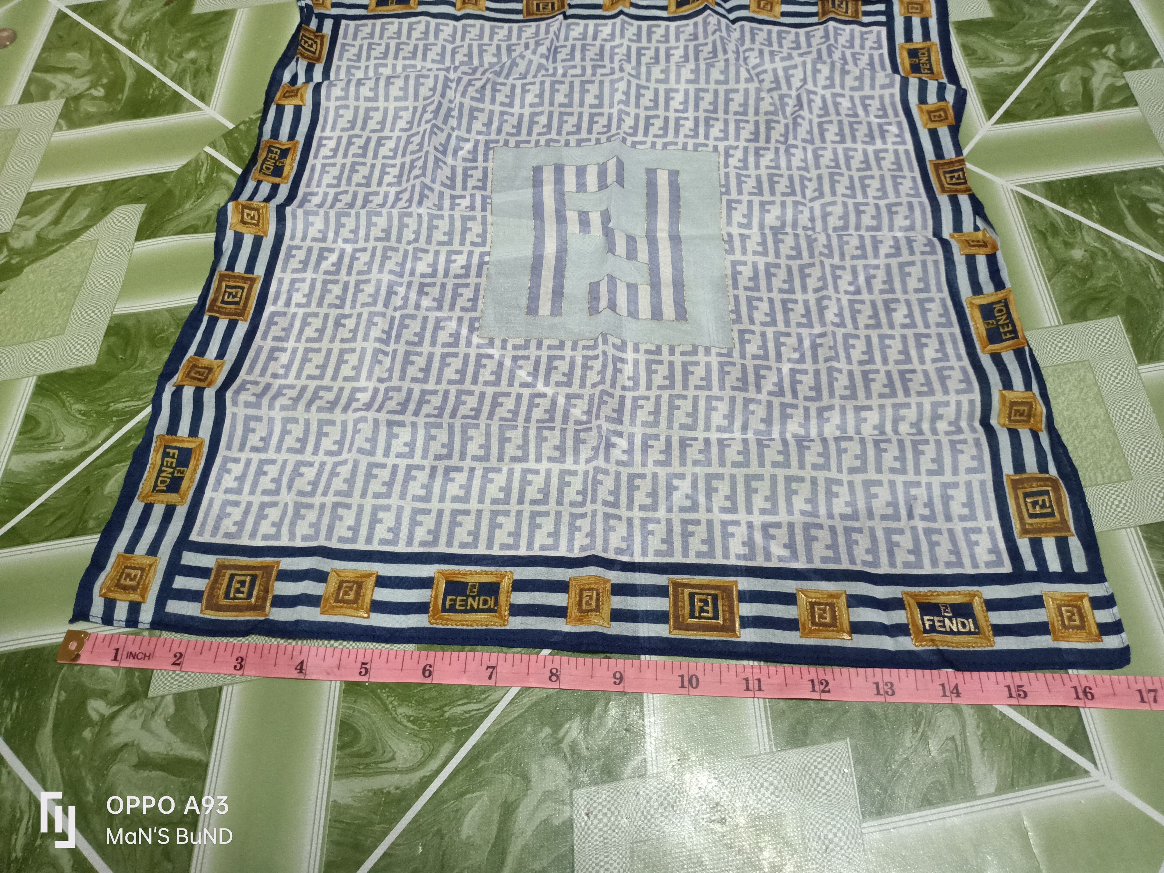 Japanese Brand × Vintage COMBO Handkerchief YSL,MCM 2 PCS,FENDI Size ONE SIZE - 13 Thumbnail