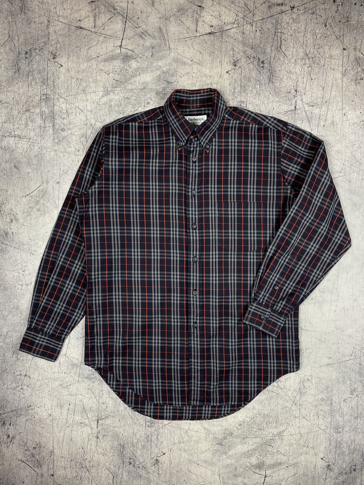 Burberry × Vintage Rare Vintage 90s Burberrys London Checkered Button Up Shirt Size US M / EU 48-50 / 2 - 2 Thumbnail