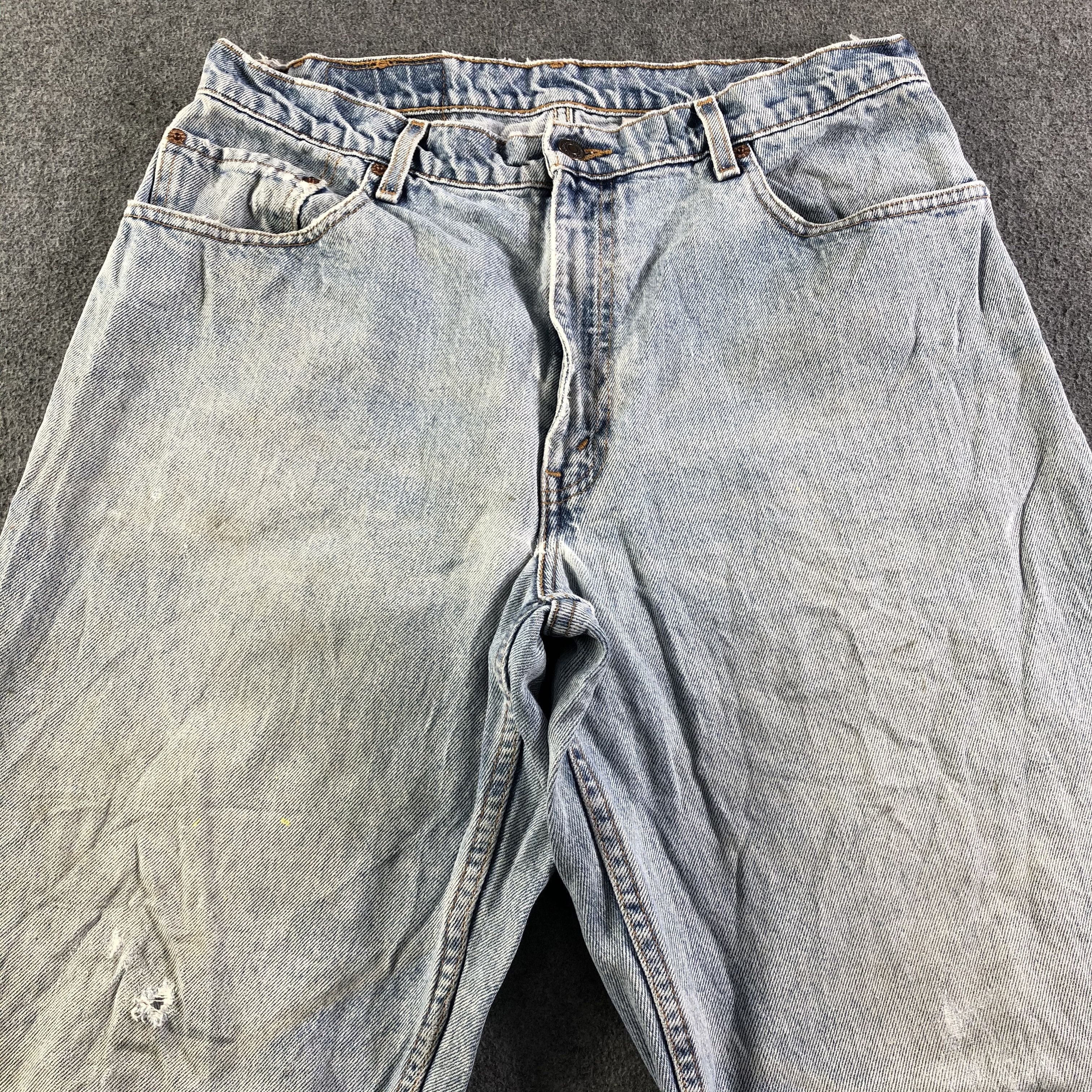 Levi's 90s Vintage Light Wash Levis 560 Jeans-J3241 Size US 34 / EU 50 - 3 Thumbnail