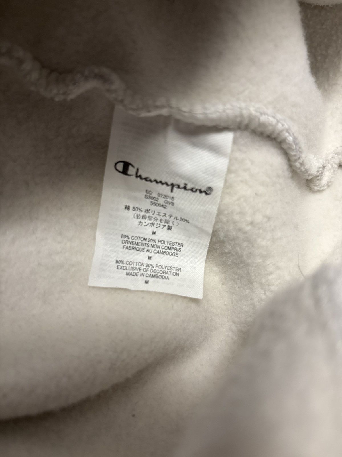 Champion × Supreme Supreme x Champion Label Hoodie Size US M / EU 48-50 / 2 - 4 Thumbnail