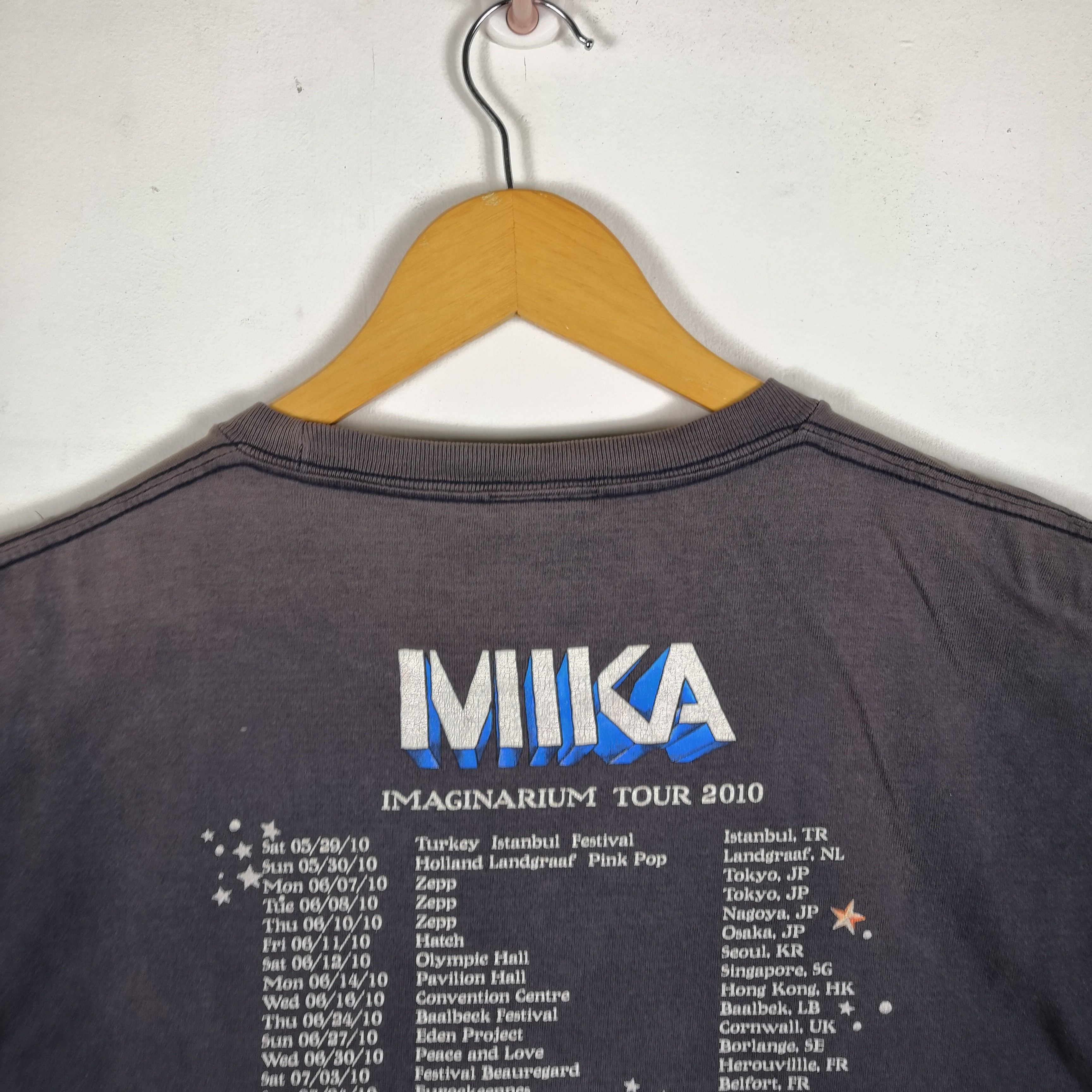 Band Tees × Vintage Vintage MIKA Imaginaerum T-Shirt Japanese Tour 2010 Tee Size US M / EU 48-50 / 2 - 4 Thumbnail