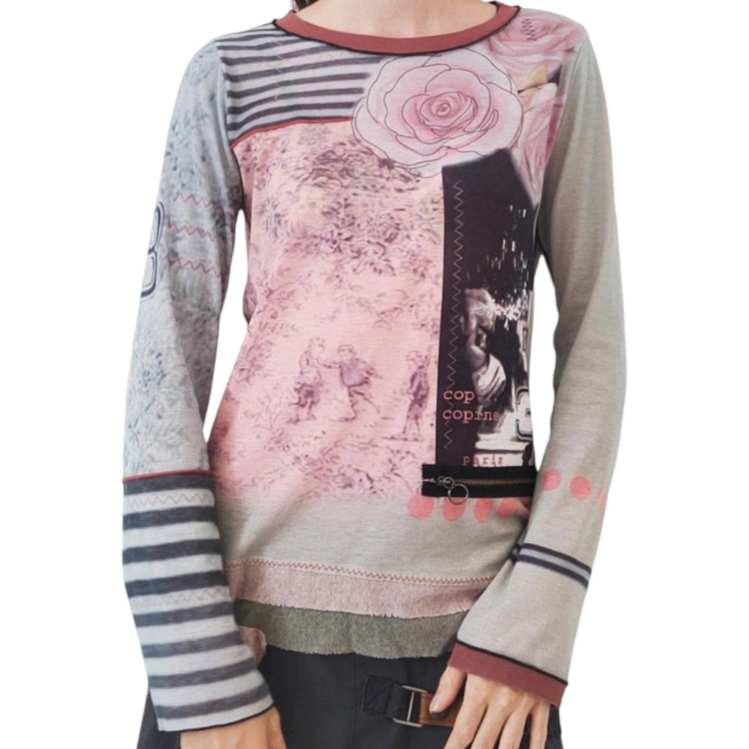 Cop Copine The Cop Copine Roses Romantic Top Size ONE SIZE - 1 Thumbnail