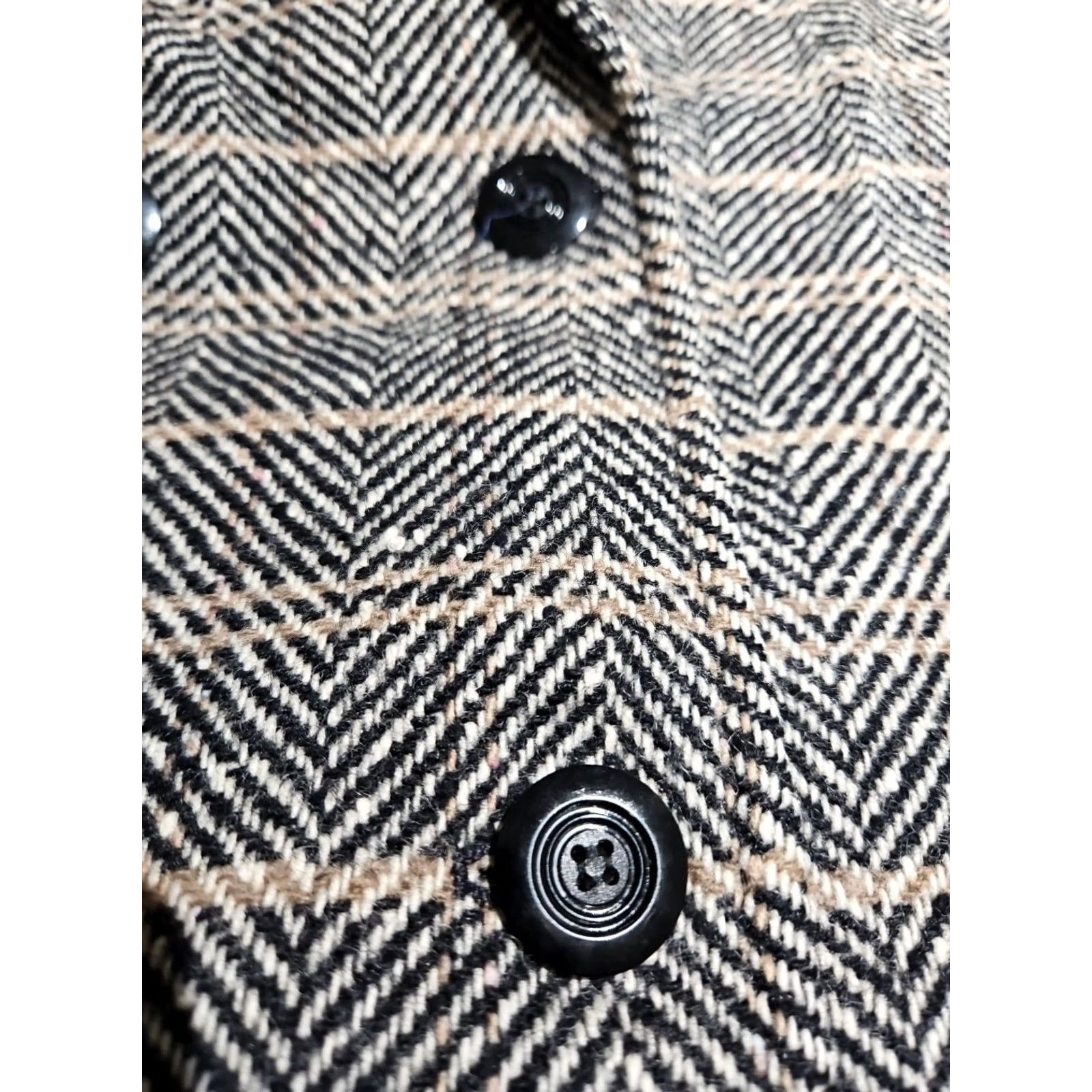 Pendleton VINTAGE Pendleton Womens Jacket Blazer 12 Wool Plaid Overcoat Brown Beige Tan Wool Size XL / US 12-14 / IT 48-50 - 5 Thumbnail