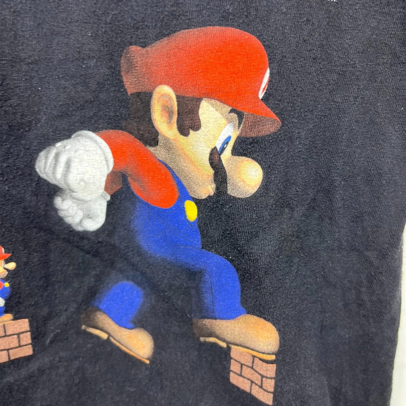 Nintendo Vintage Super Mario Bros Nintendo T-Shirt Youth Large Size US L / EU 52-54 / 3 - 6 Thumbnail