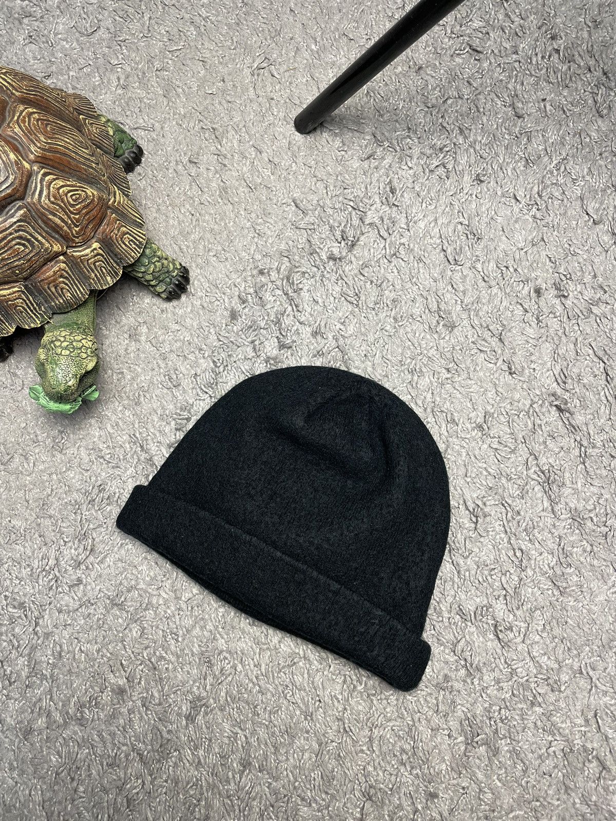 Karl Lagerfeld Karl Lagerfeld Big Logo Wool Hat Size ONE SIZE - 3 Thumbnail