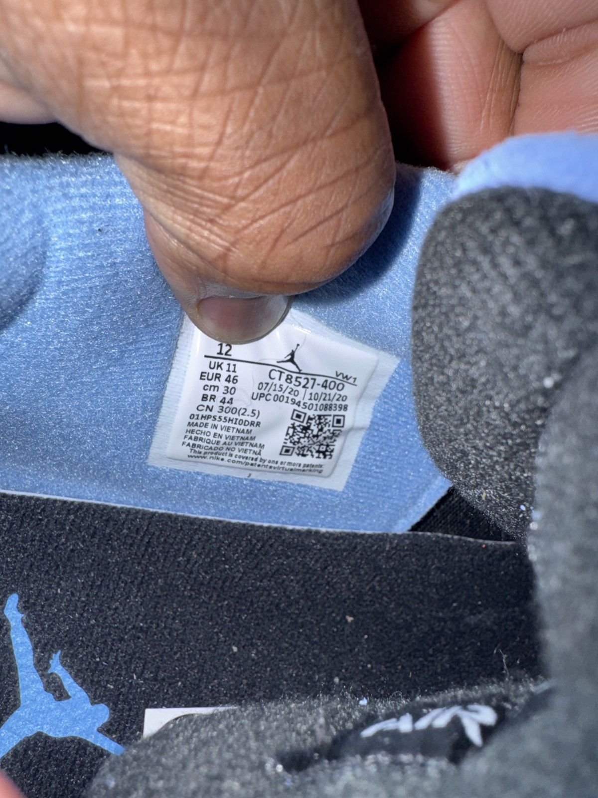 Jordan Brand Jordan 4 UNC Size US 12 / EU 45 - 6 Thumbnail