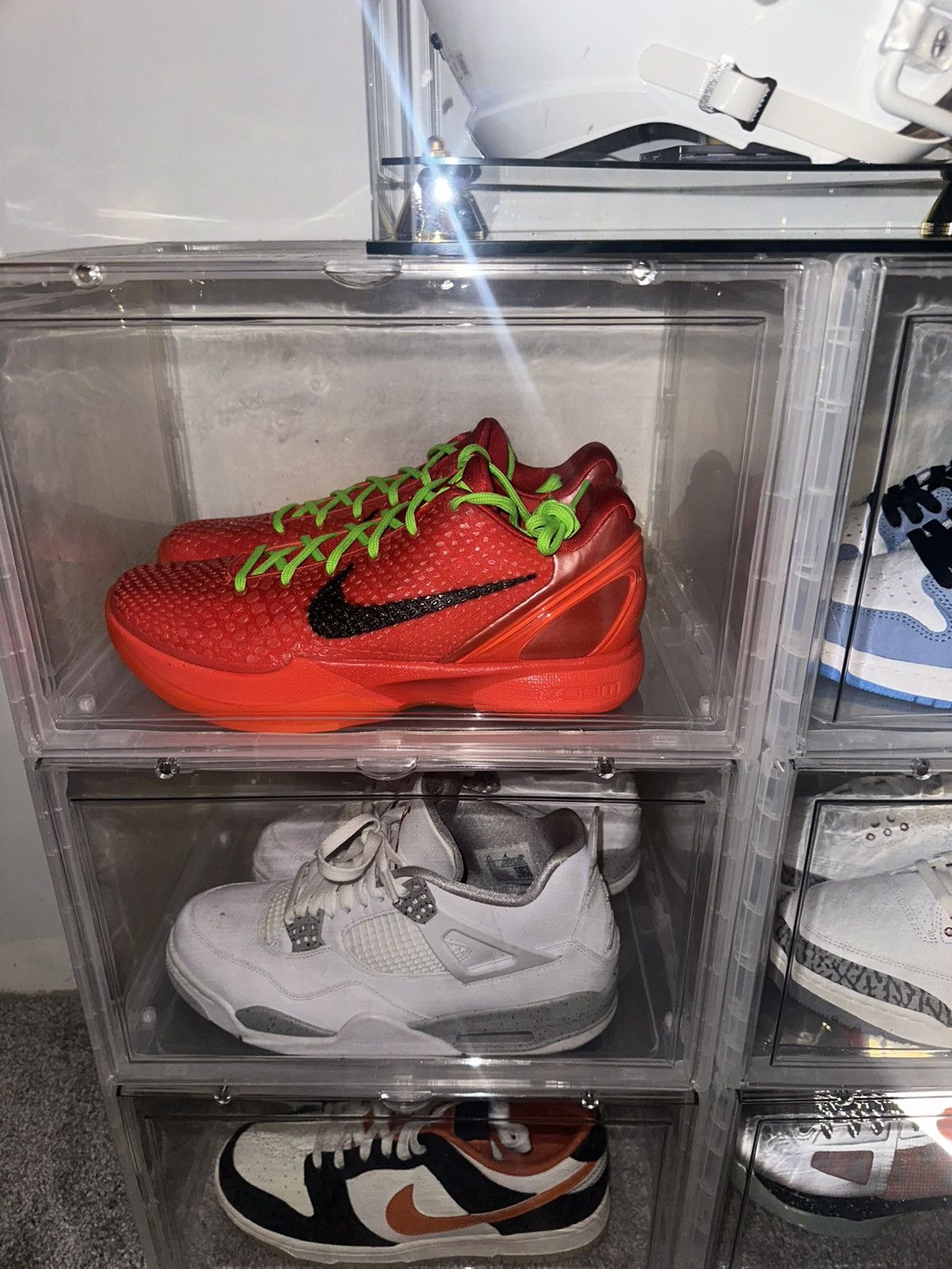 Nike Kobe 6 Protro Reverse Grinch Size US 9.5 / EU 42-43 - 8 Thumbnail