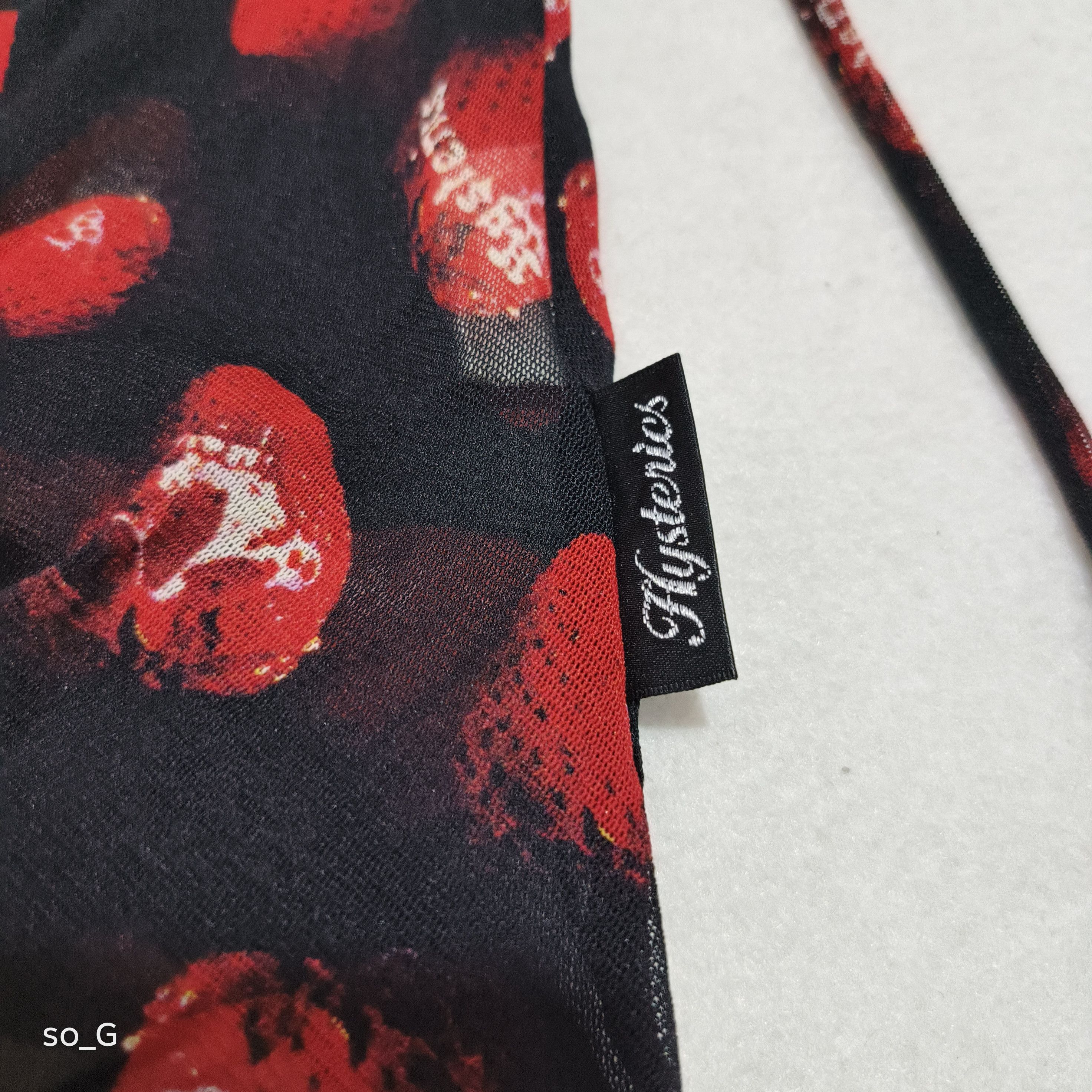 Hysteric Glamour Hysteric Glamour Skull Berry Mesh Semi Transparent Top Size ONE SIZE - 6 Thumbnail