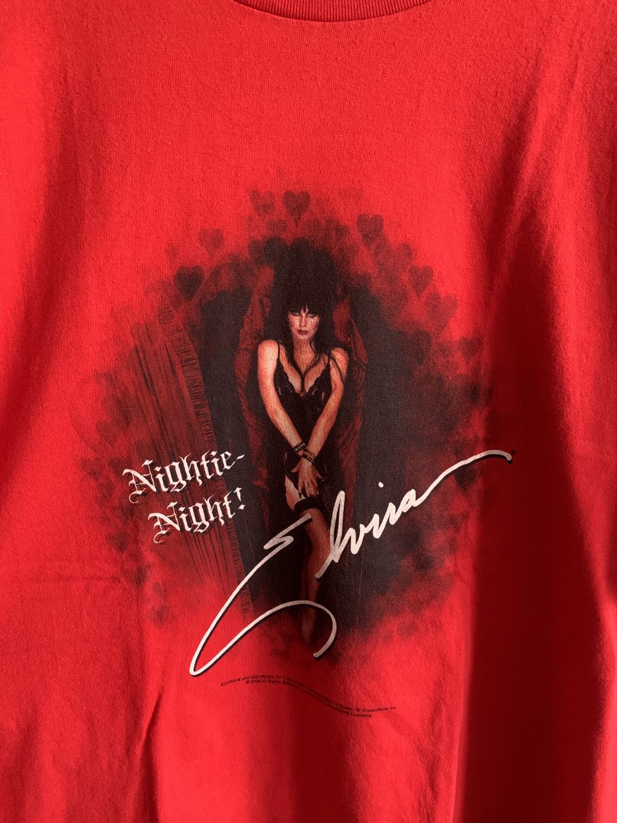 Band Tees × Expert Horror × Vintage Vintage Y2K Elvira Horror Movie Fun Shirt Tee XL Size US XL / EU 56 / 4 - 2 Thumbnail