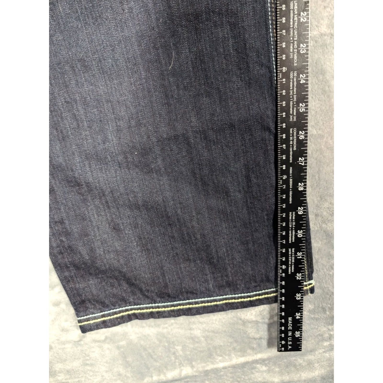 Vintage VINTAGE Mens Artful Dagger Jeans Embroidered Muskets Sz 42x33 Thick Stitch Baggy Y2k Size US 42 / EU 58 - 2 Thumbnail