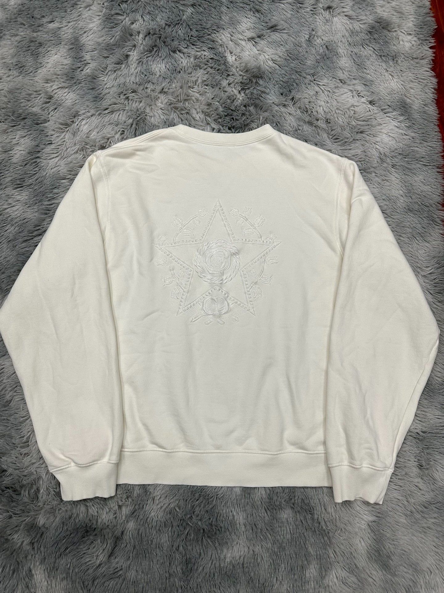 Dior Dior CD Logo Embroidered Sweatshirt Size US XXL / EU 58 / 5 - 2 Thumbnail