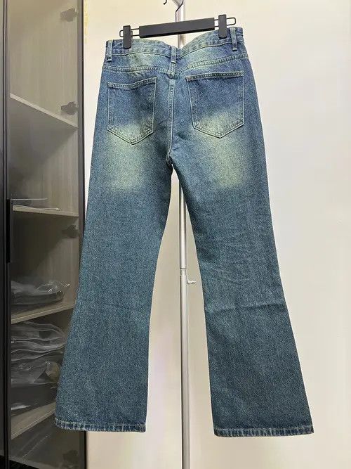 VIBE bootcut washed faded grunge flared jeans Size US 32 / EU 48 - 6 Thumbnail