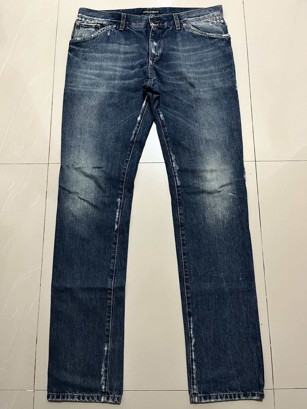 Dolce & Gabbana FW2009 DOLCE & GABBANA CLAWMARK JEANS Size US 34 / EU 50 - 1 Thumbnail
