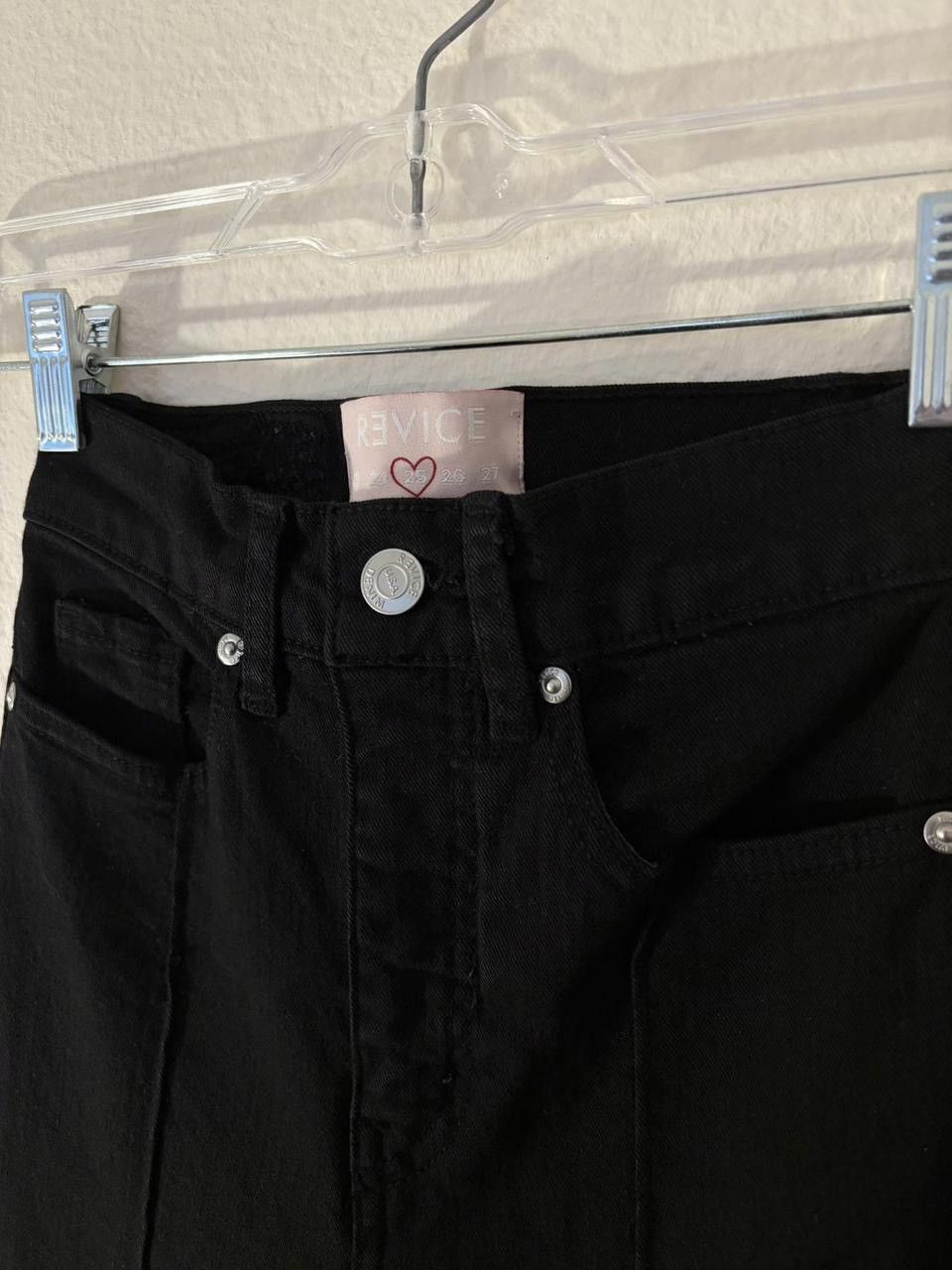 Denim & Co. revice denim avalon jet black flare jeans 25W Size 25" / US 0 / IT 36 - 3 Thumbnail