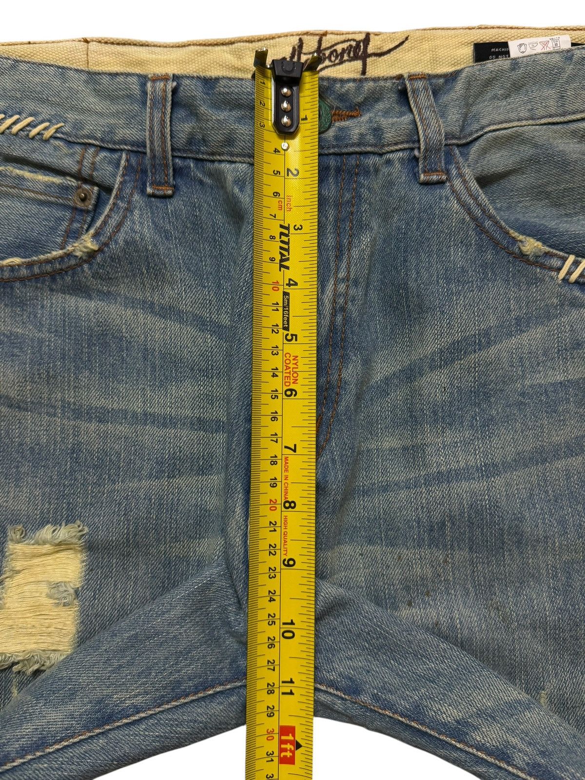 Billabong Vintage 90s Billabong Faded Wash Distressed Relaxed Loose Size US 34 / EU 50 - 11 Thumbnail