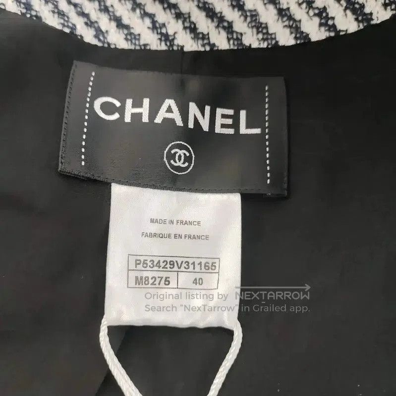 Chanel Chanel Women's Colorblock Cotton Coat . Size L / US 10 / IT 46 - 3 Thumbnail