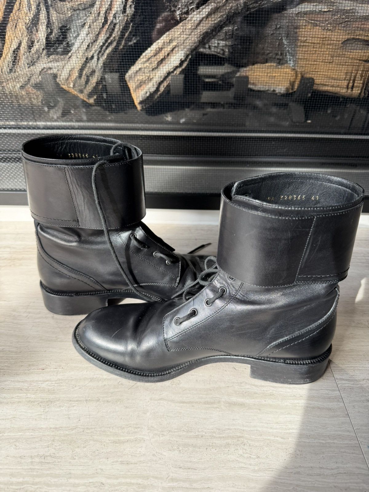 Saint Laurent Paris Saint Laurent AW13 FW13 Belt Buckle Boots Size US 8 / EU 41 - 4 Thumbnail