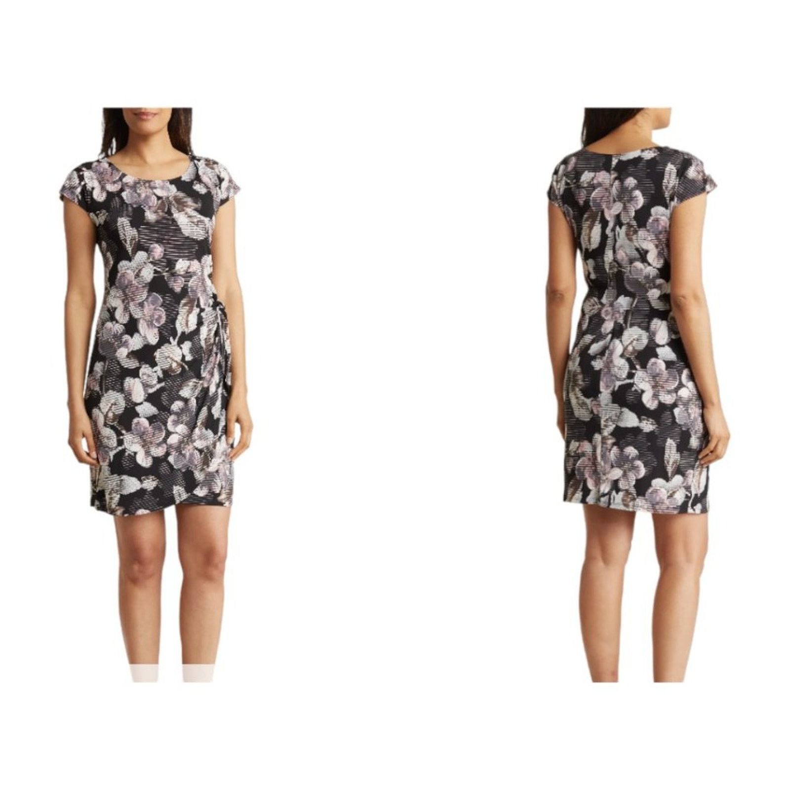 Other Connected Apparel Floral Side Tie Sheath Dress Size 12 NWT Size XL / US 12-14 / IT 48-50 - 1 Thumbnail