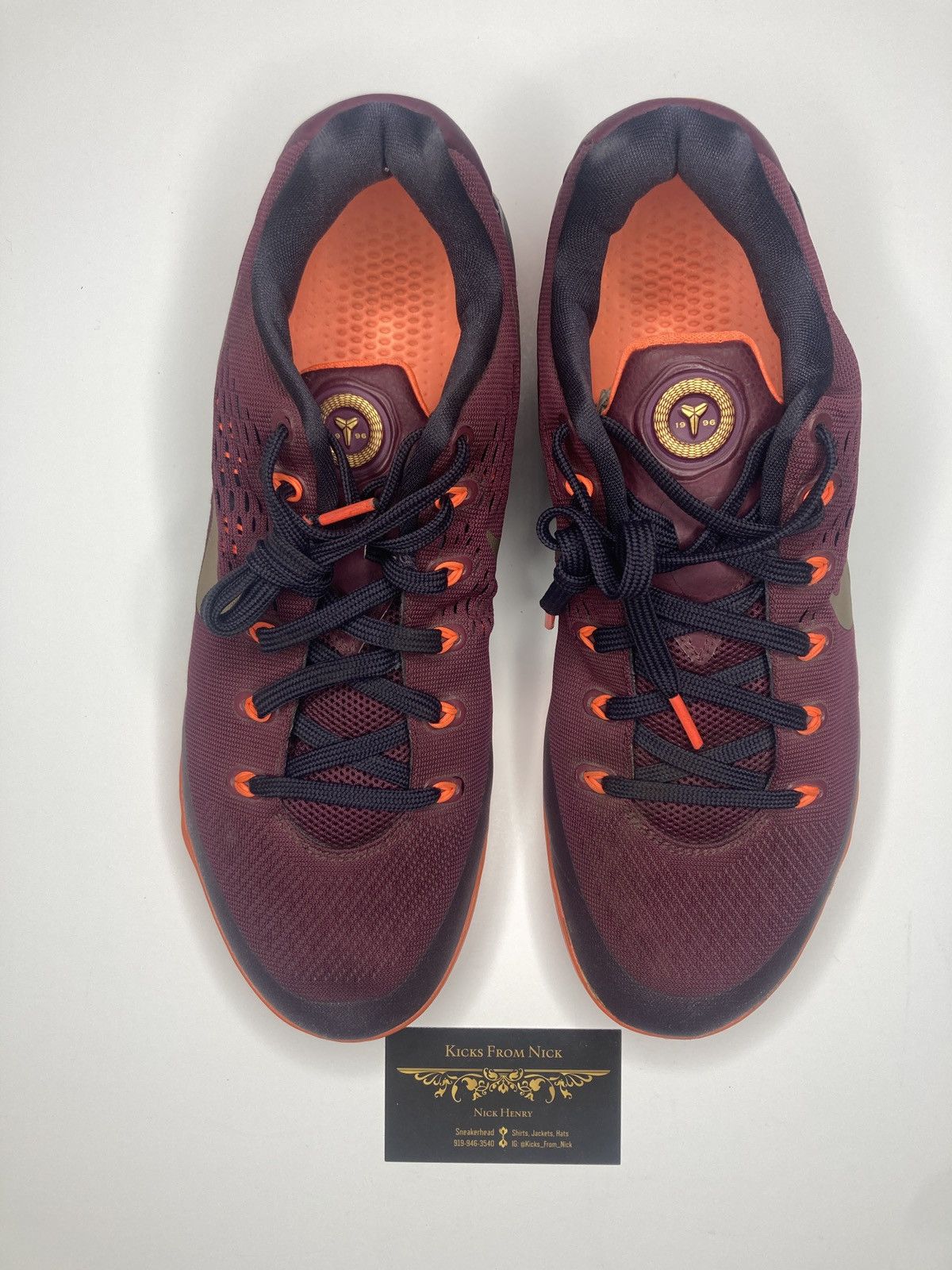 Nike Kobe 9 EM 'Deep Garnet' (2014) Size 11 Size US 11 / EU 44 - 3 Thumbnail