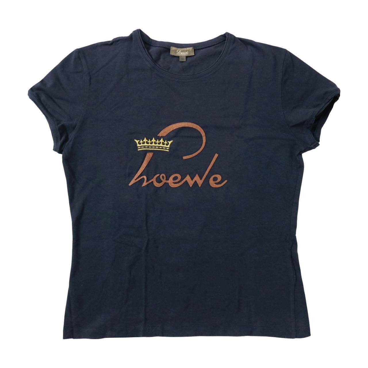 Loewe Loewe Logo Patch Crown Embroidery T-Shirt Size L / US 10 / IT 46 - 2 Thumbnail