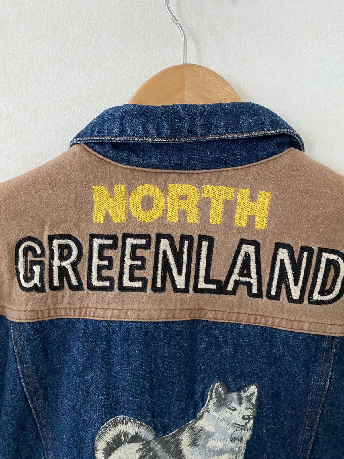 Hysteric Glamour KRIZIA JEANS BIG LOGO MYSTERY AND ADVENTURE DENIM JACKET Size US L / EU 52-54 / 3 - 5 Thumbnail