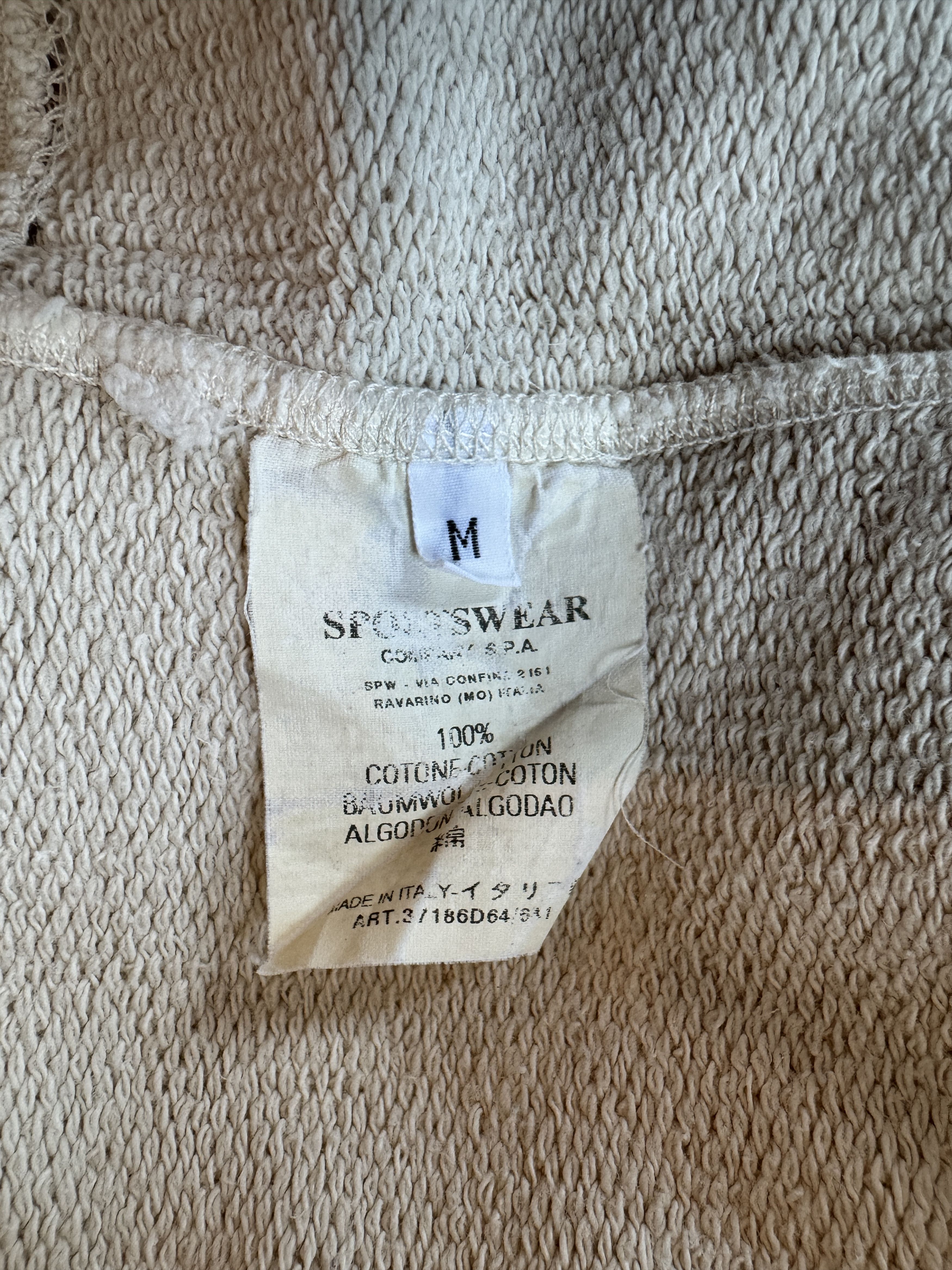 C.P. Company VINTAGE C.P. COMPANY MOCK TURTLENECK SWEATSHIRT CREAM MEDIUM Size US M / EU 48-50 / 2 - 7 Thumbnail