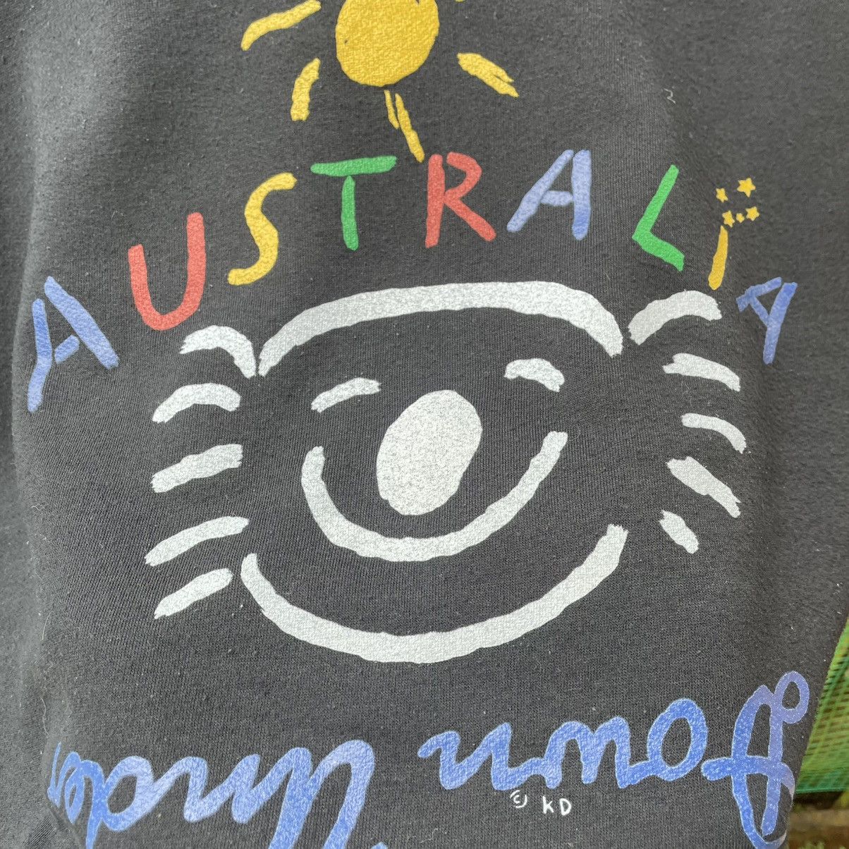 Vintage 🔥Vintage 90s Ken Done OG Down Under Design Boxy Sweatshirts Size US M / EU 48-50 / 2 - 7 Thumbnail