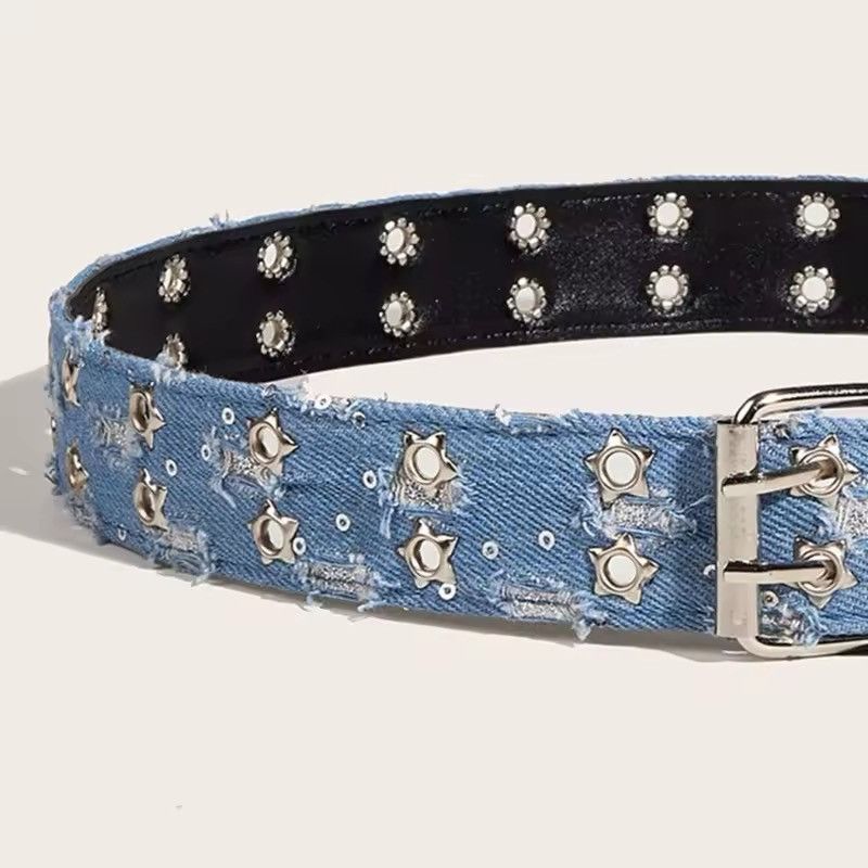 Canvas × Vintage Unisex Double Grommet Belt Size ONE SIZE - 5 Thumbnail