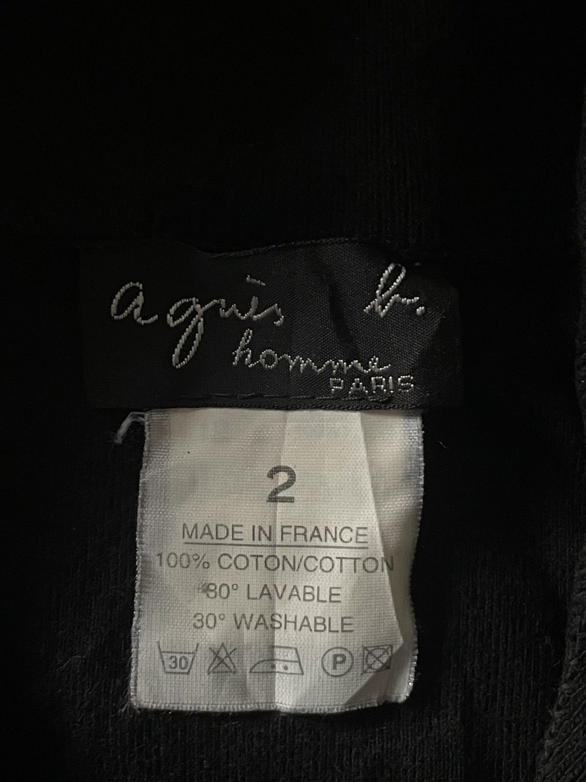 agnes b. Agnes B. Black Shirt Size US M / EU 48-50 / 2 - 3 Thumbnail