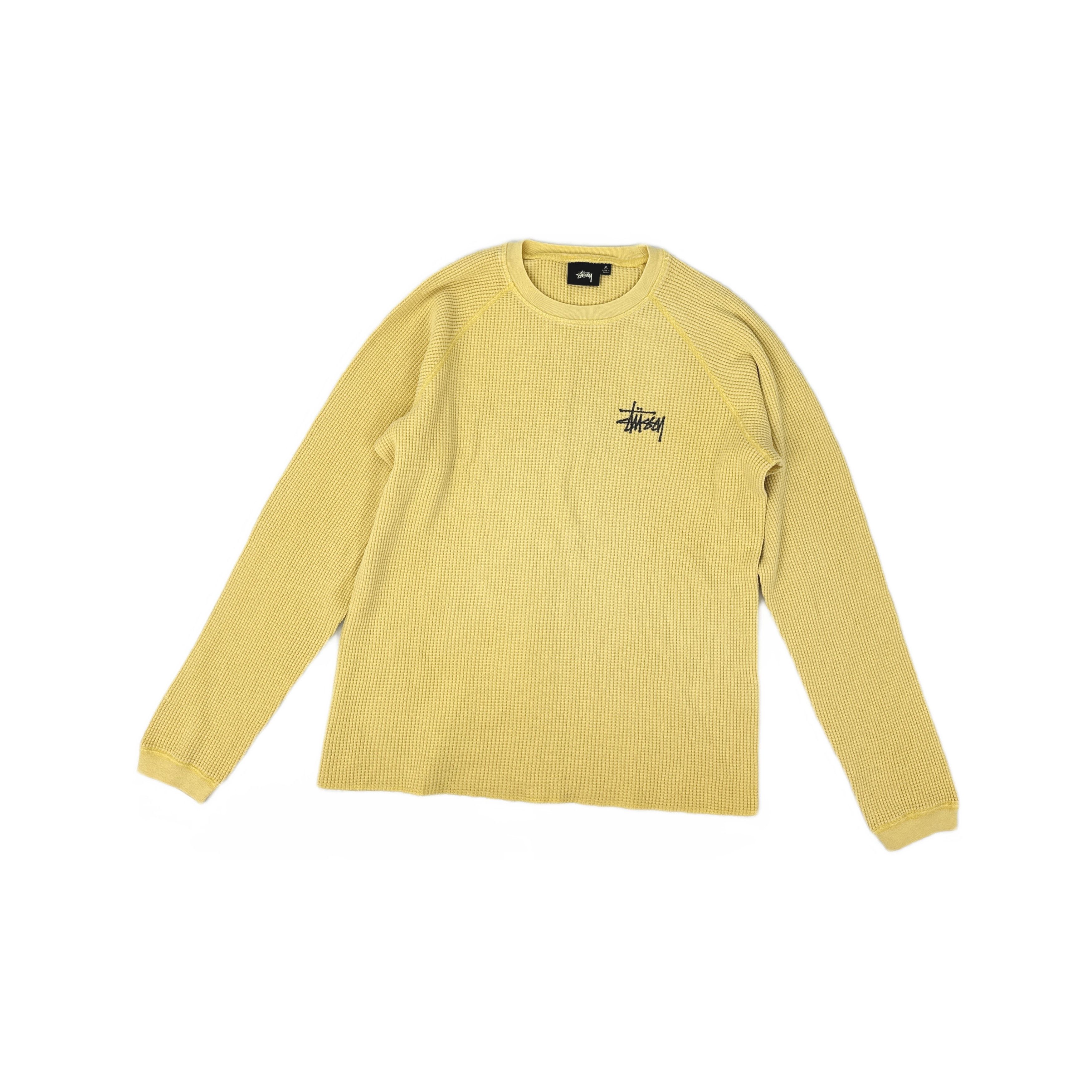 Stussy Stussy Waffle Logo Long Sleeve T-Shirt Size M Size US M / EU 48-50 / 2 - 1 Thumbnail