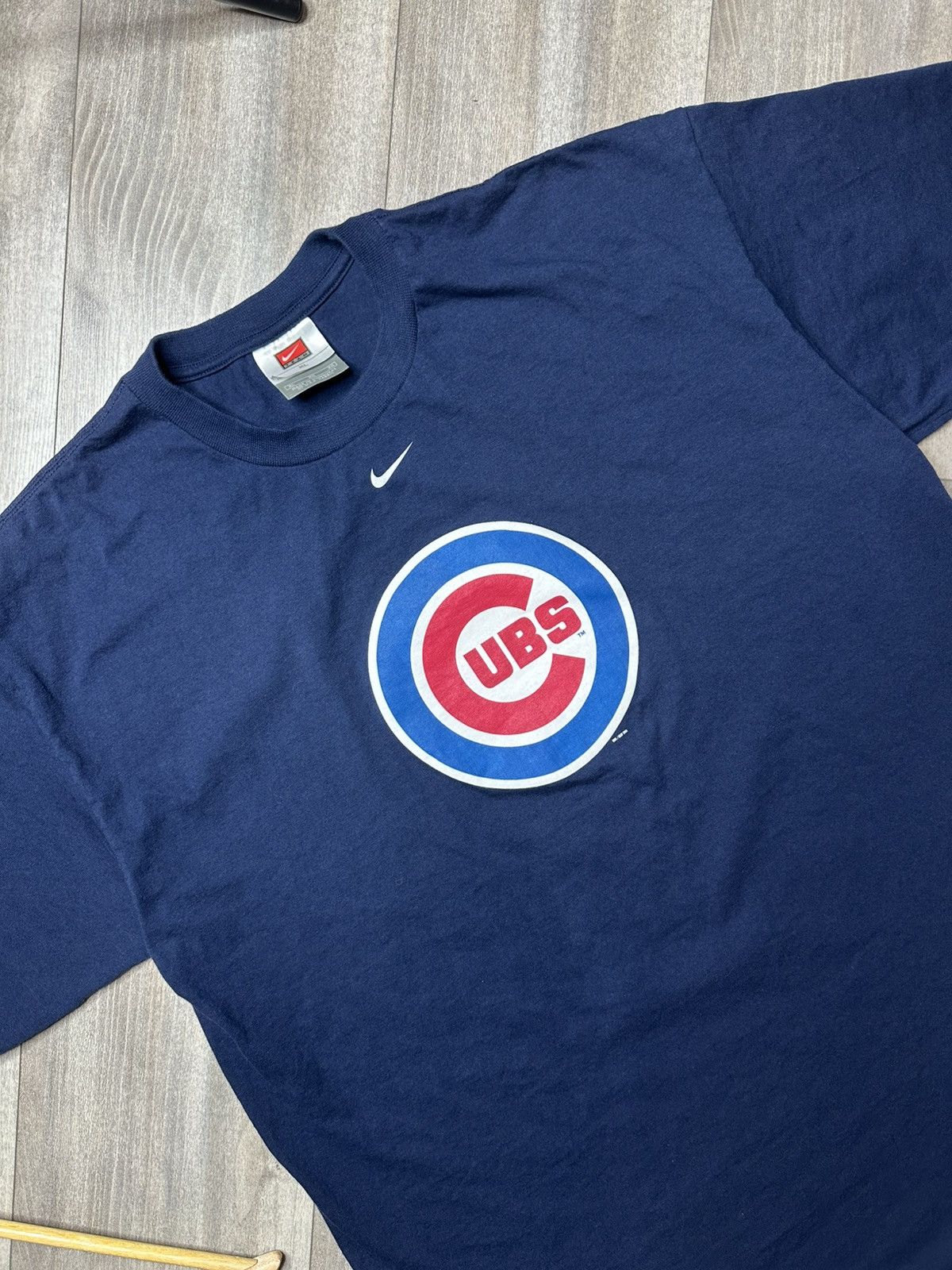 Nike Vintage Y2K 2000s Nike Chicago Cubs Baseball Tee Size US XL / EU 56 / 4 - 2 Thumbnail