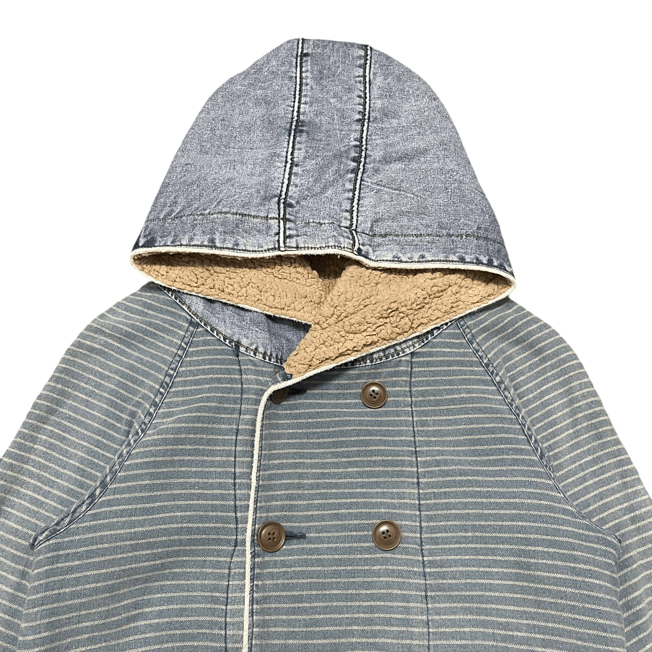 Kapital Vintage Cube Sugar Striped Coat Kapital Style Size US M / EU 48-50 / 2 - 2 Thumbnail