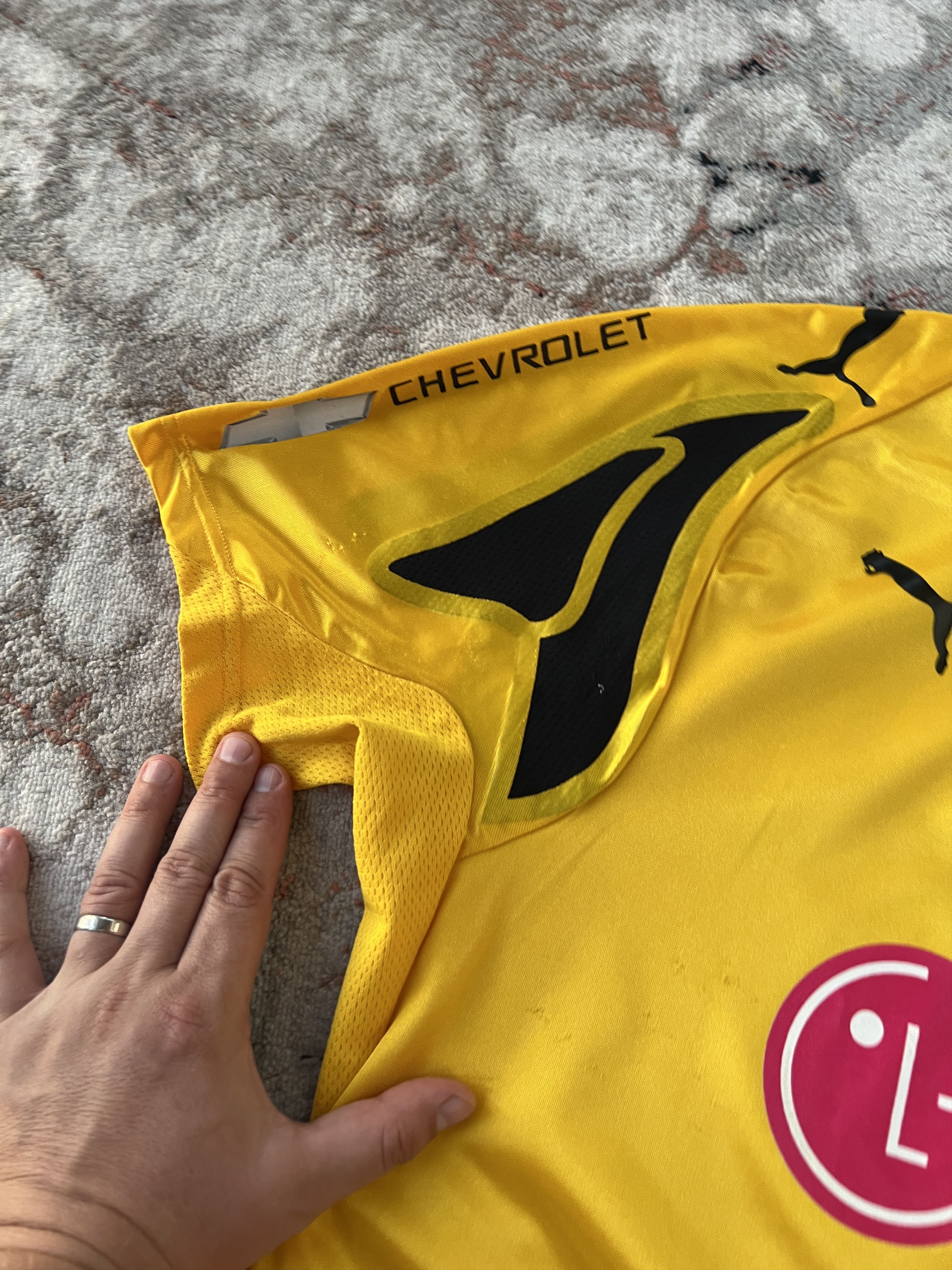 Puma Puma A.E.K F.C. Chevrolet LG Football Jersey Size US L / EU 52-54 / 3 - 3 Thumbnail