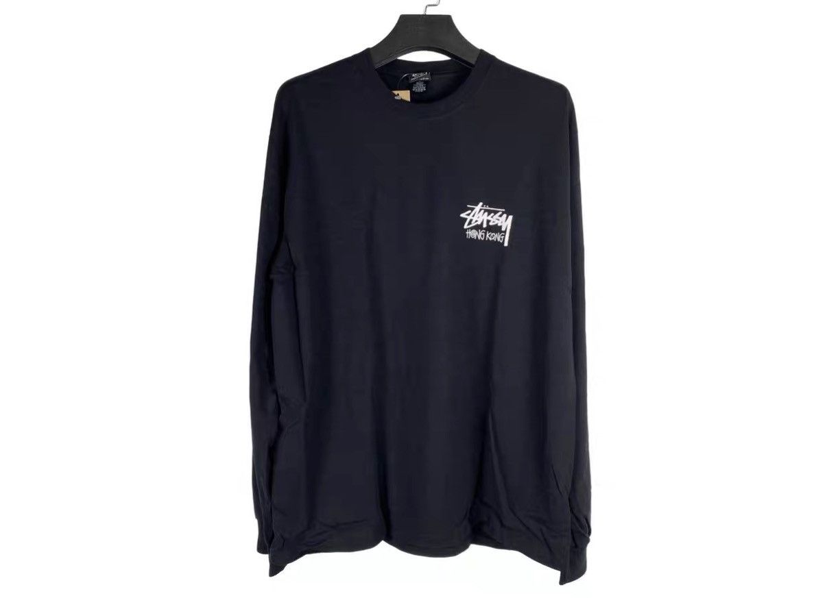 Stussy Stussy Hong Kong Exclusive Black Long Sleeve J31 Size US XL / EU 56 / 4 - 1 Thumbnail