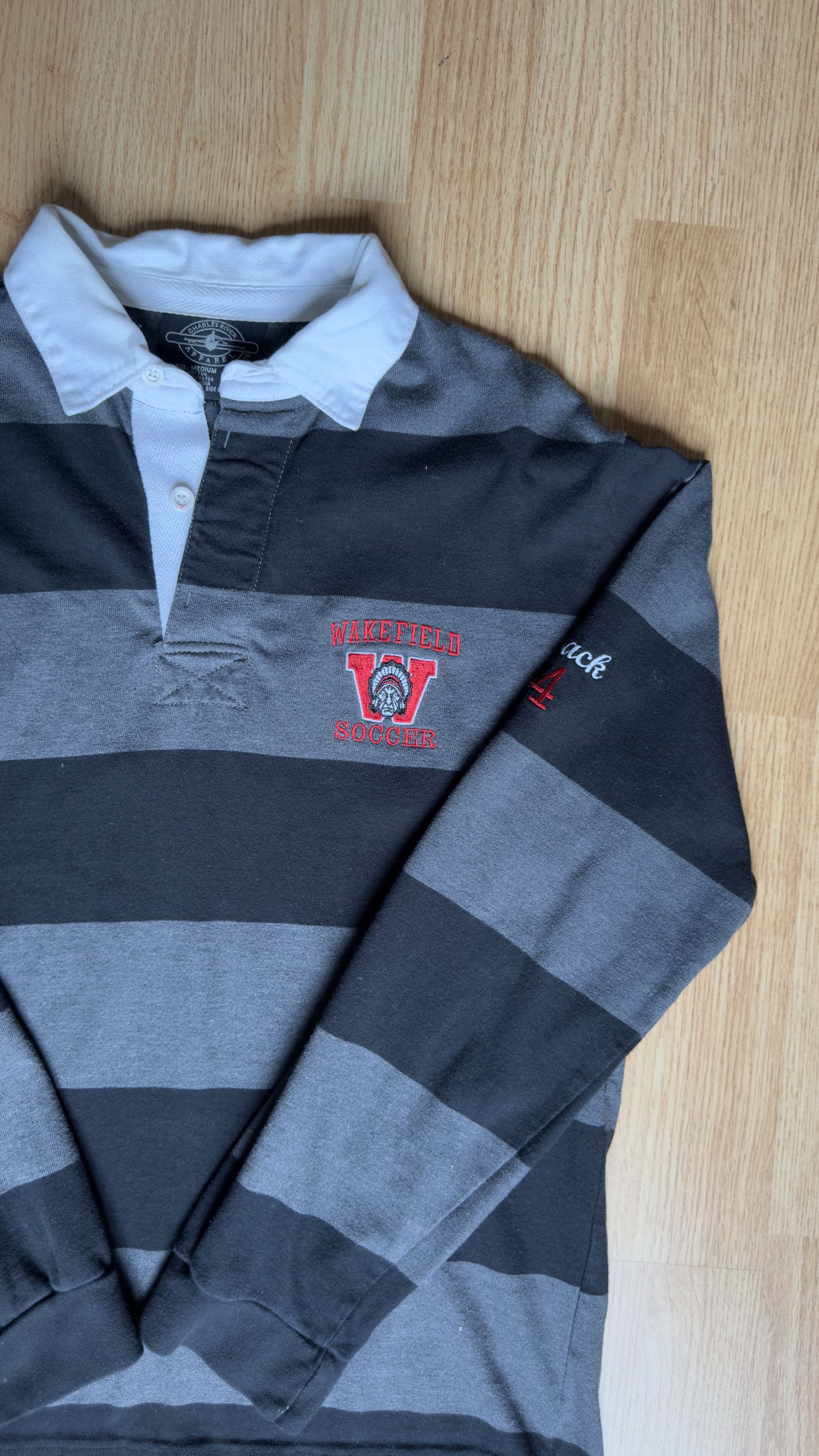 Vintage Rugby Tee Size US L / EU 52-54 / 3 - 3 Thumbnail