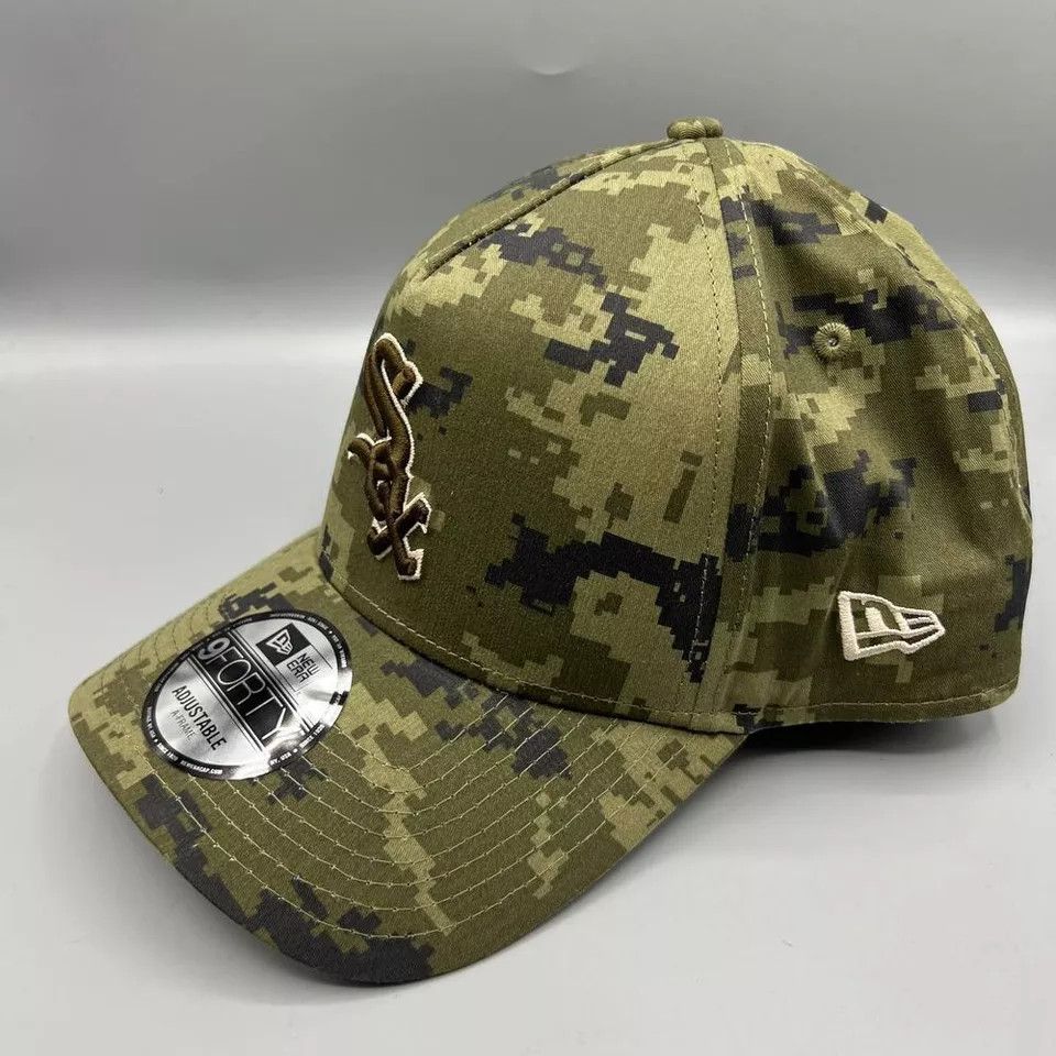 New Era Chicago White Sox Hat Men Camo 9Forty New Era Snap Back Cap Size ONE SIZE - 2 Thumbnail