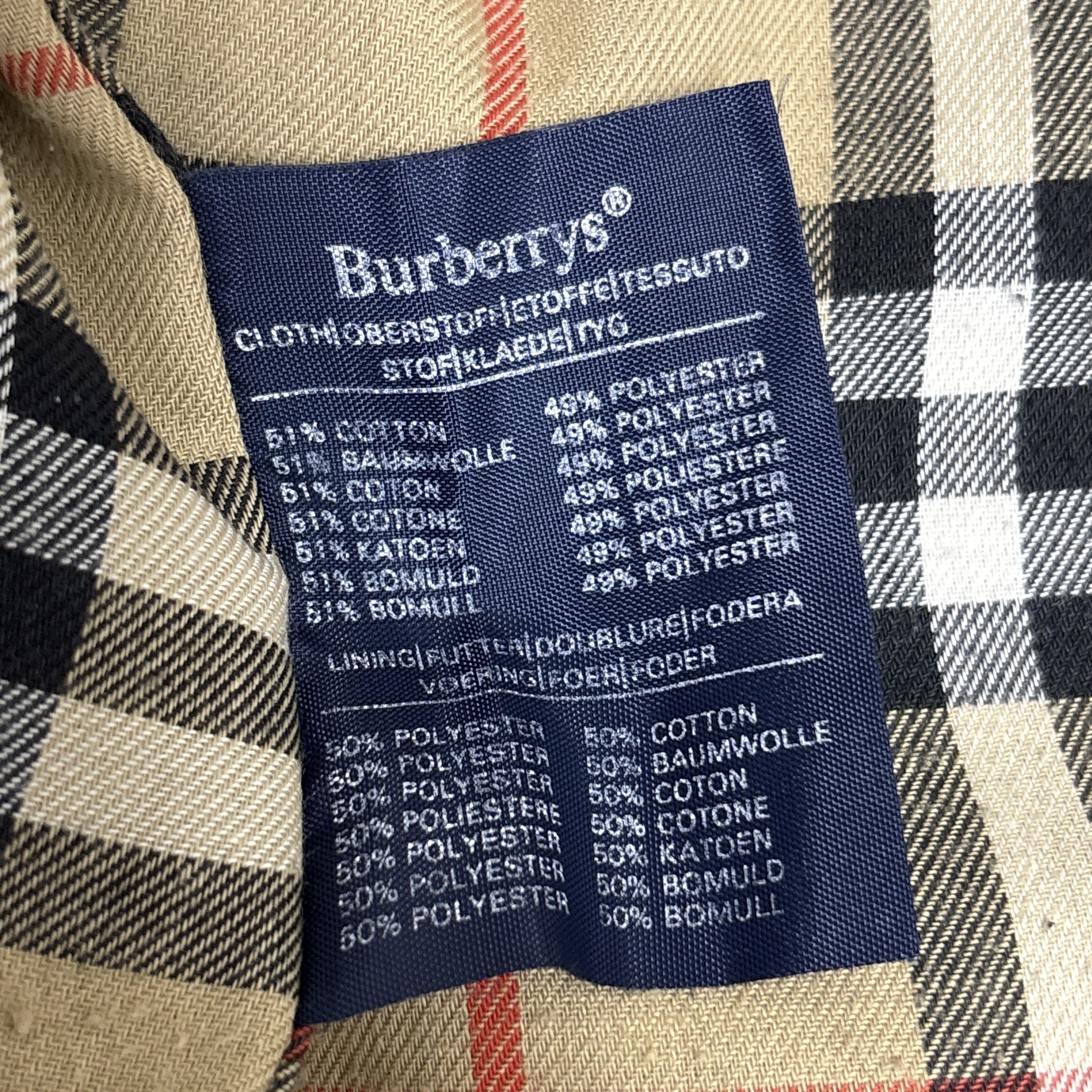 Burberry Vintage Burberry Trench Coat 80s Made In England Nova Check Size US L / EU 52-54 / 3 - 17 Thumbnail